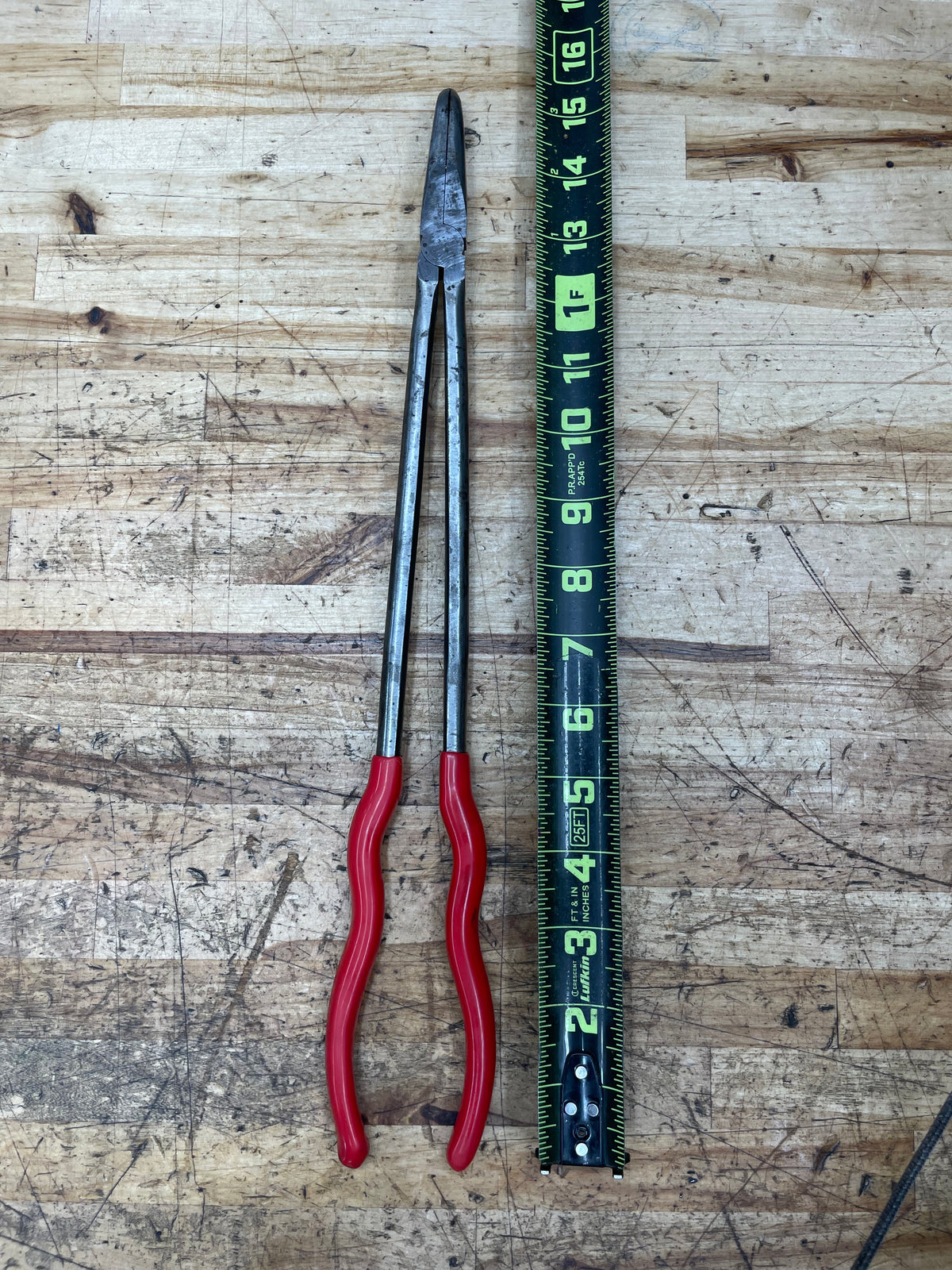 Mac Tools XL Python Bent 45 Degree Long Needlenose Pliers P162BN