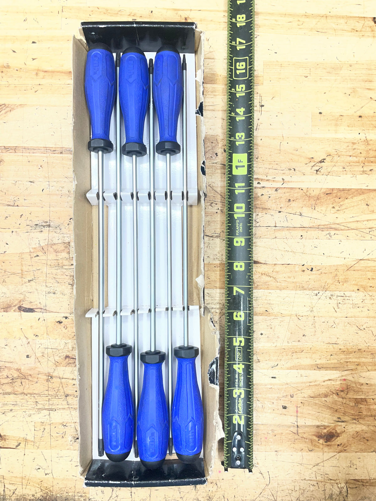 VIM Long Torx Screwdriver 6pc Set TDI1200XL