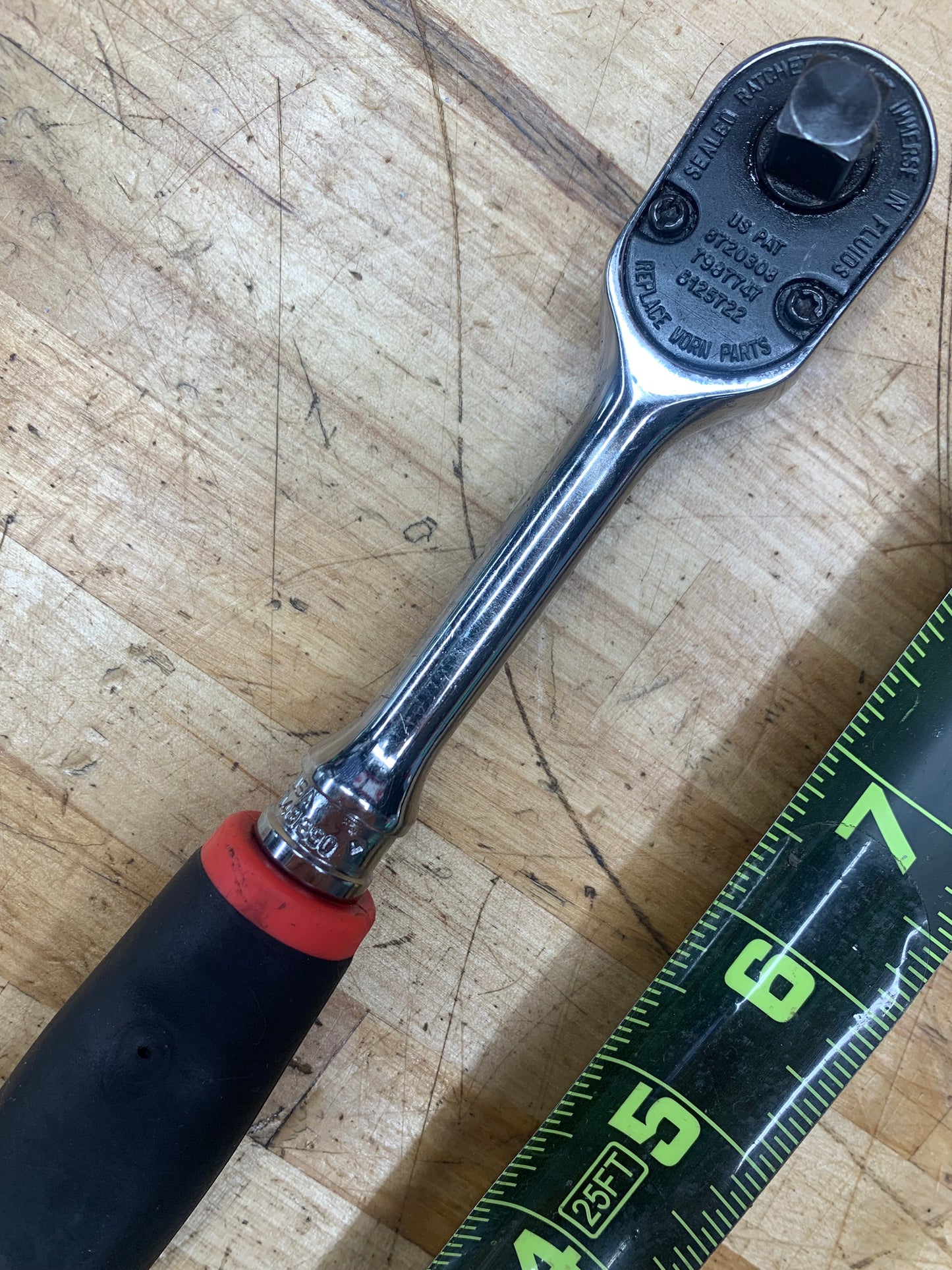 Snap On 3/8” Soft Grip Ratchet USA FH80