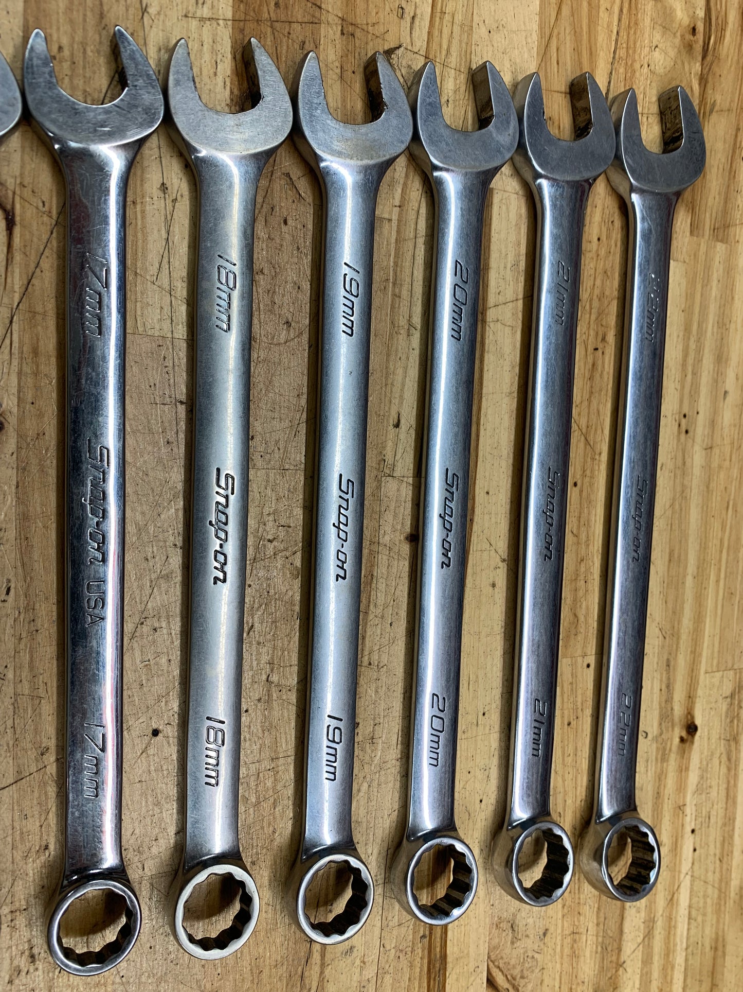 Snap On Metric Combo Wrench Set 10-22mm