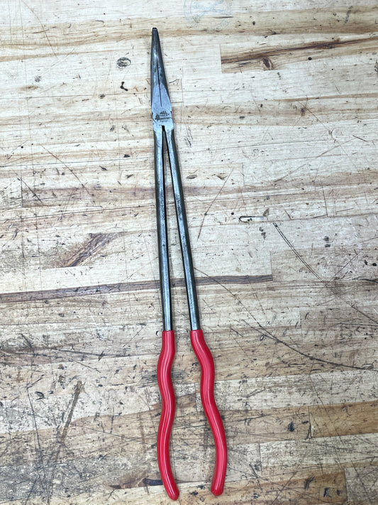 Mac Tools XL Python Bent 45 Degree Long Needlenose Pliers P162BN