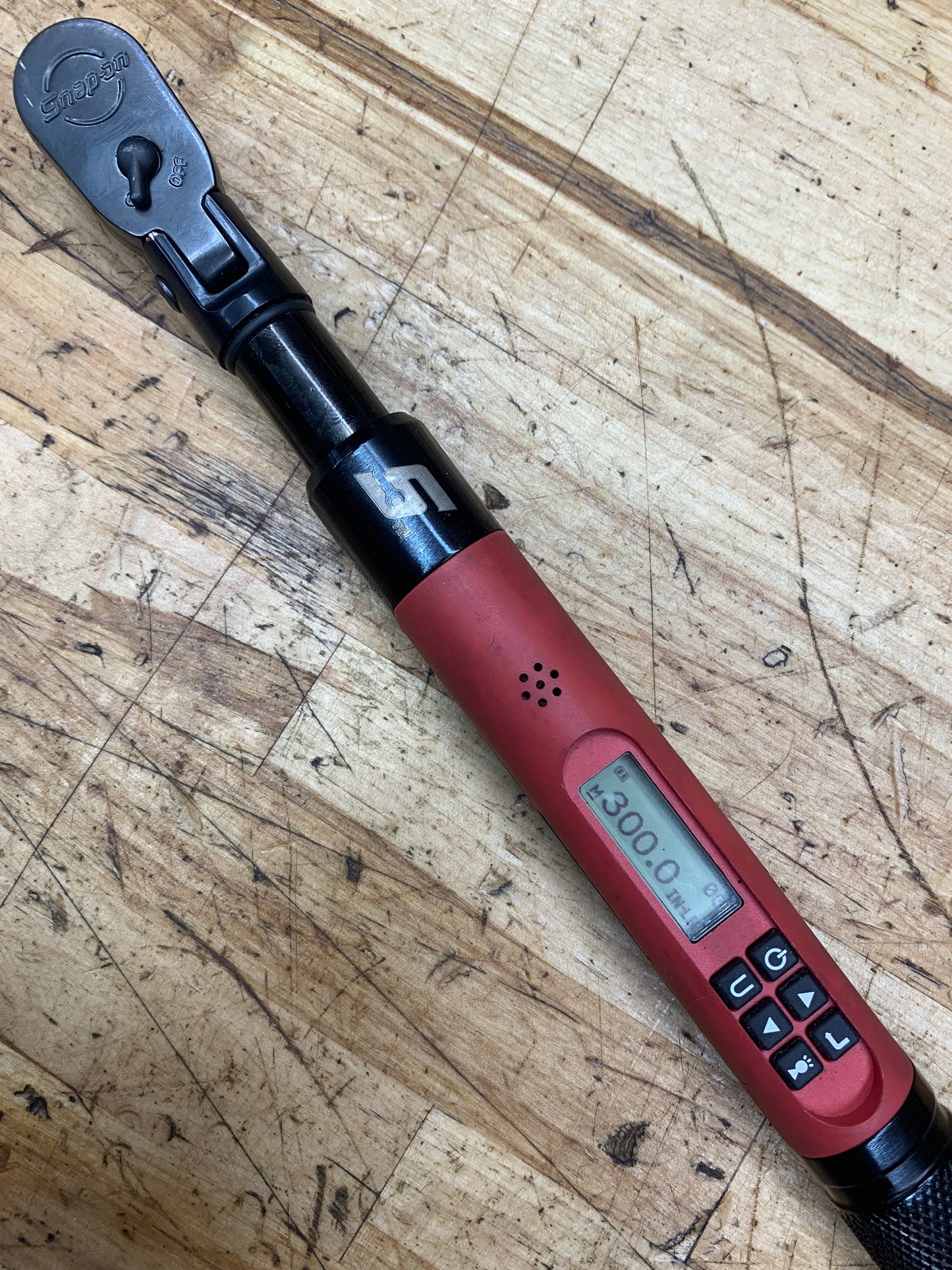 Snap On 1/4" Techangle 15-300InLb Digital Torque Wrench EXCELLENT CONDITION ATECH1FS300V