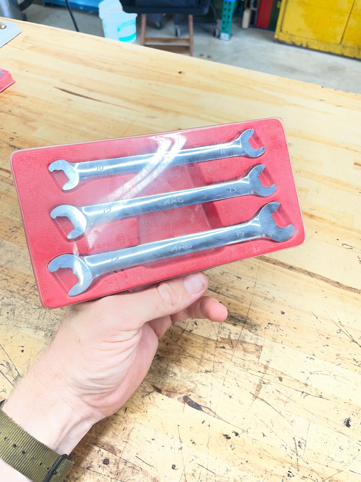 Mac Metric Speed Flare Wrench Set RARE 3pc 10-15mm LIKE NEW