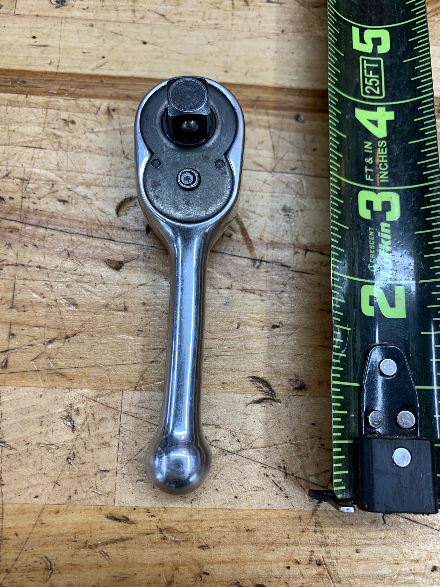 Snap On 3/8" Stubby Ratchet Vintage USA FK720