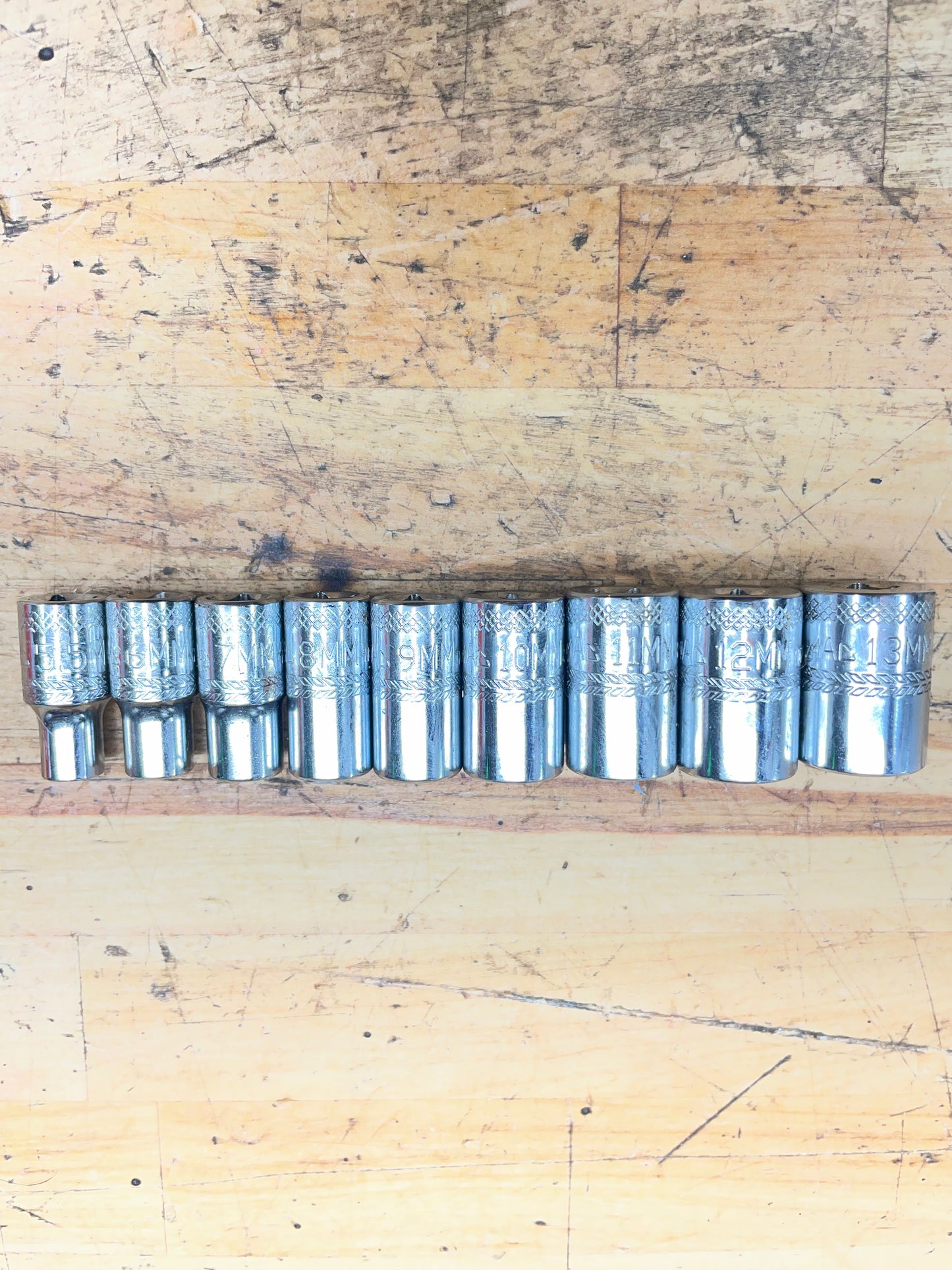 Mac 1/4” Metric Shallow Socket Set 5.5-13mm 9pc