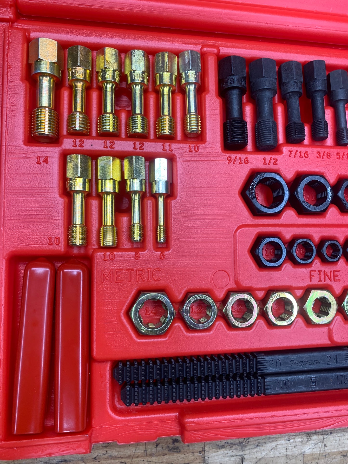 Snap On 48pc Rethreading Set in Case USA RTD48