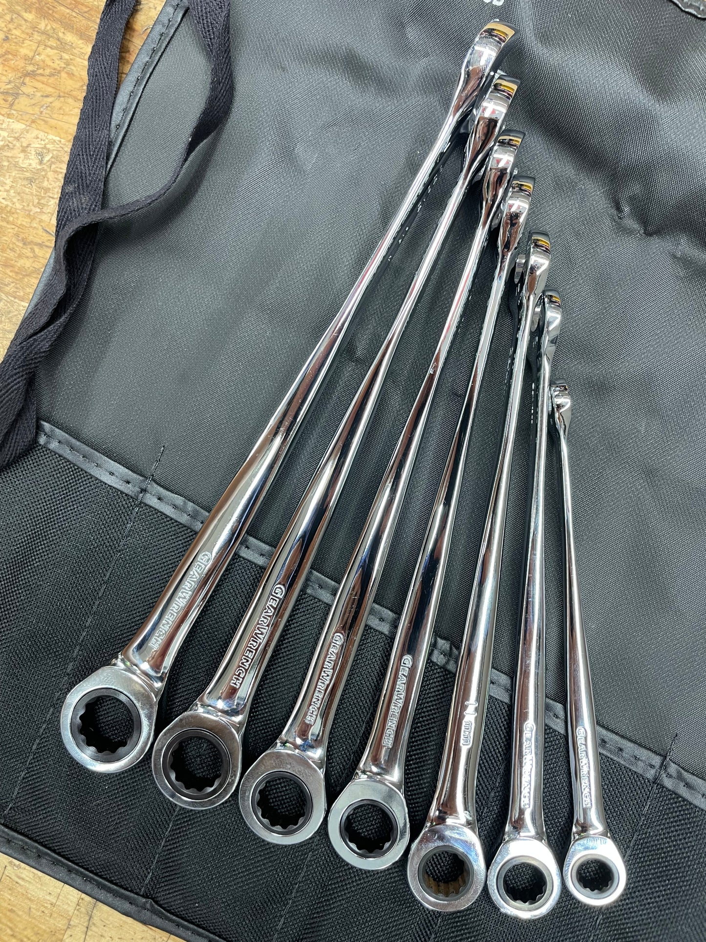 Gearwrench Metric X-Beam Ratcheting Combo Wrench Set 7pc 8-15mm BRAND NEW