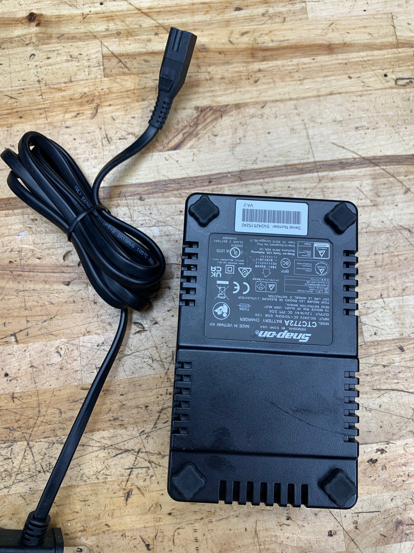 Snap On 14.4V Battery Charger CTC772A