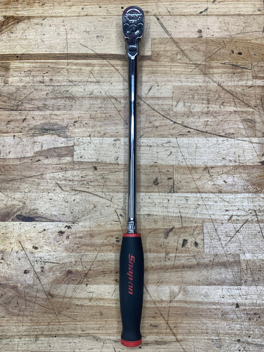 Snap On 1/4” Flex Head Long Soft Grip Ratchet USA THLLF72