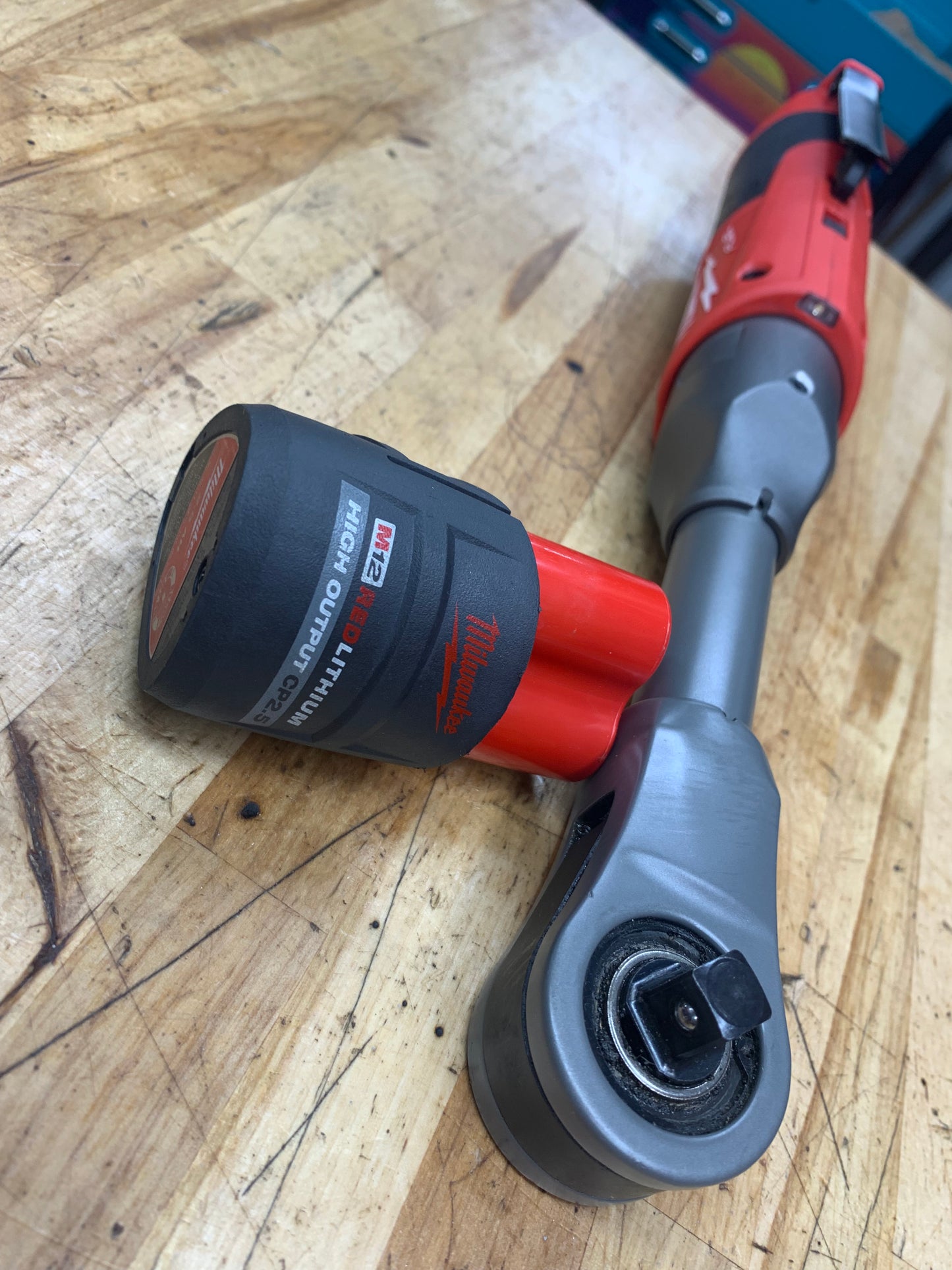 Milwaukee 3/8" Fuel M12 Long Neck Ratchet WITH BATTERY 2560-20