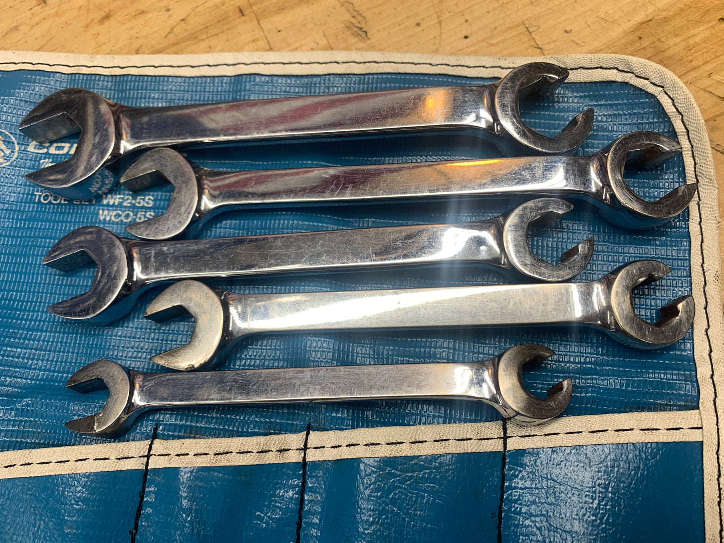 Cornwell SAE Flare Line Wrench Set Pouch USA K-52