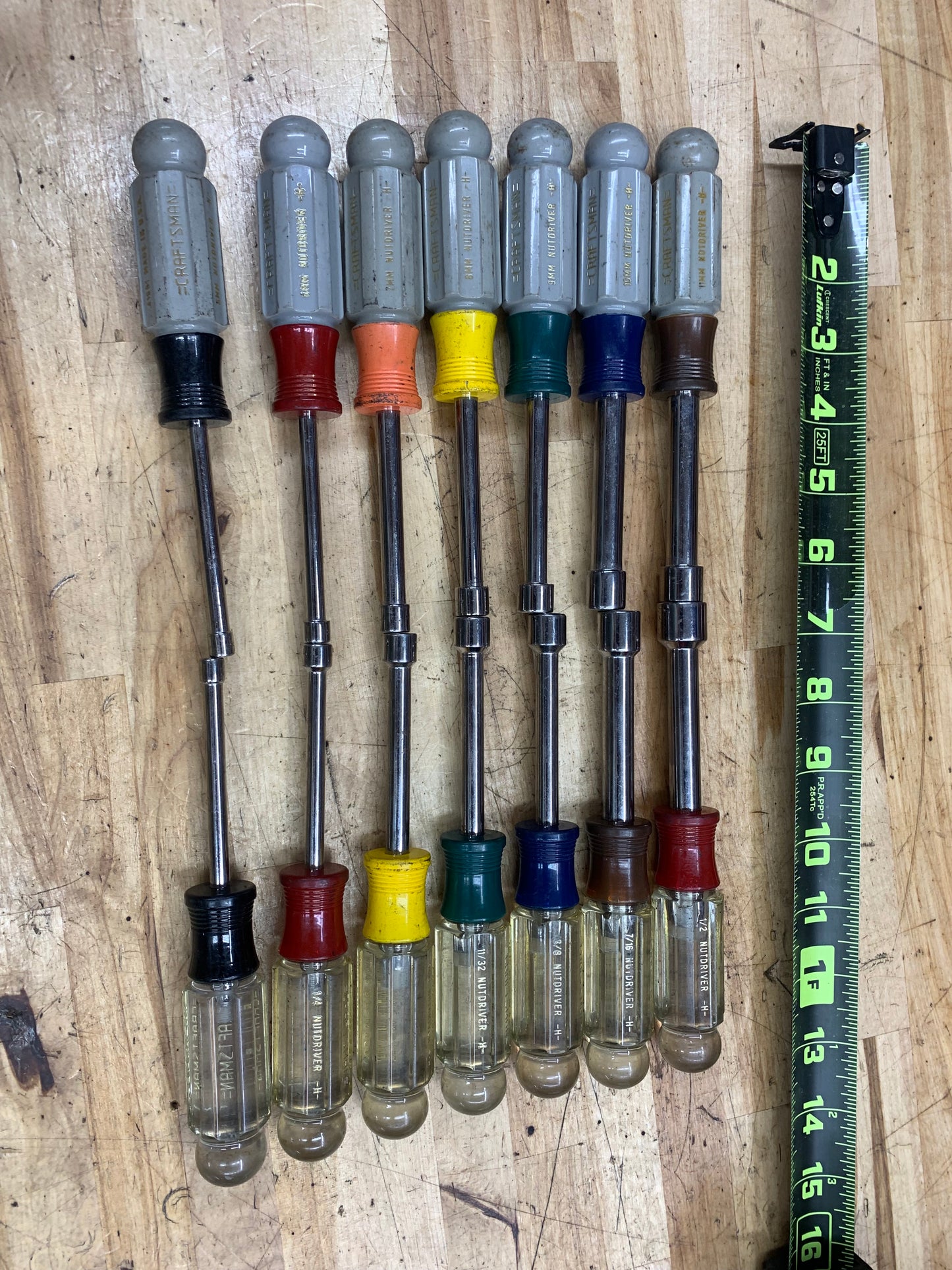 Craftsman 14pc Master Nut Driver Set SAE & Metric USA