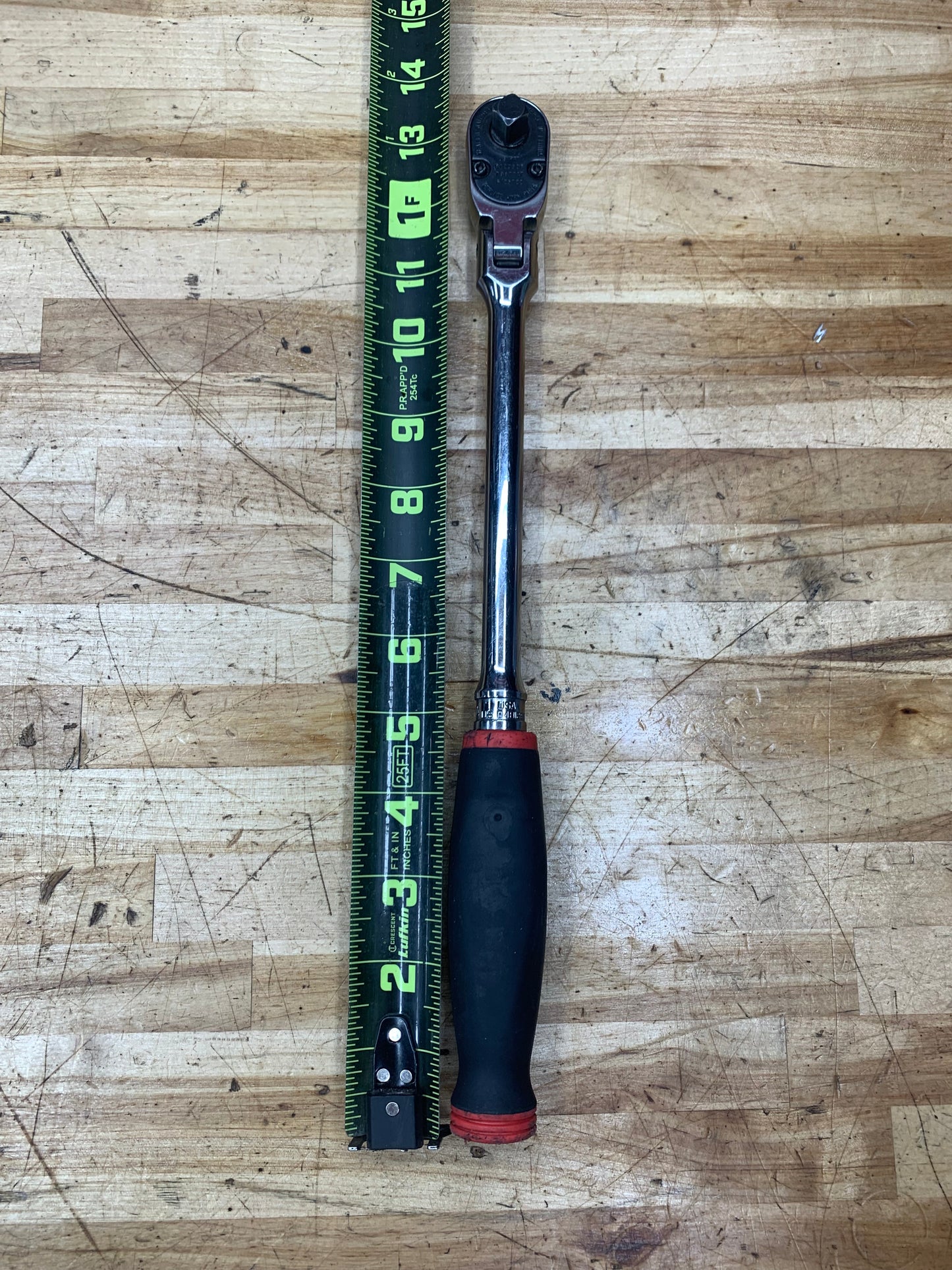 Snap On 3/8” Flex Head Ratchet Soft Grip USA FHLF80