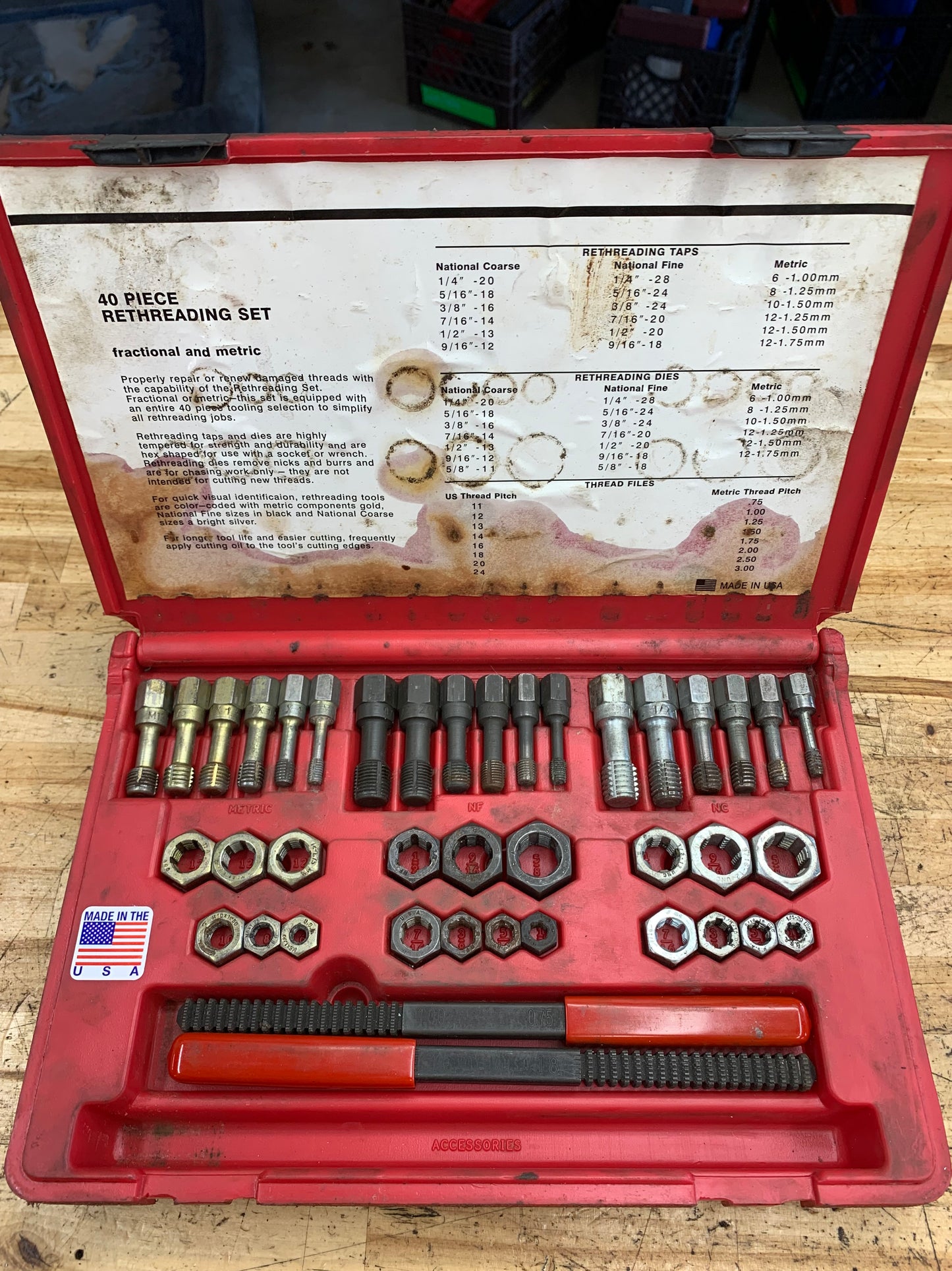 Kastar Rethreading Set 40pc USA No.972