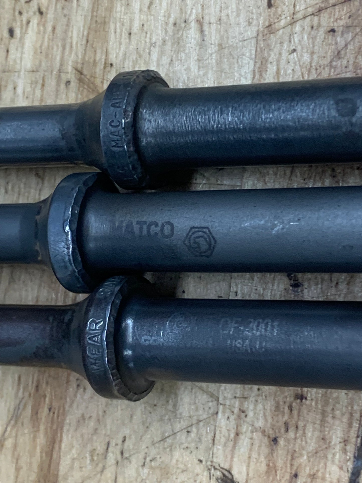 Matco, Mac & Cornwell Long Air Hammer Bit Set 3pc