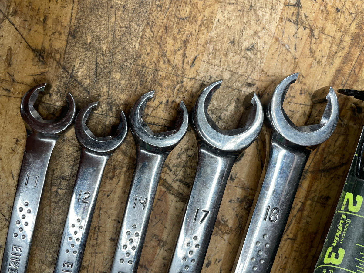 Expert Metric Flare Wrench Set 5pc 9-19mm E112503