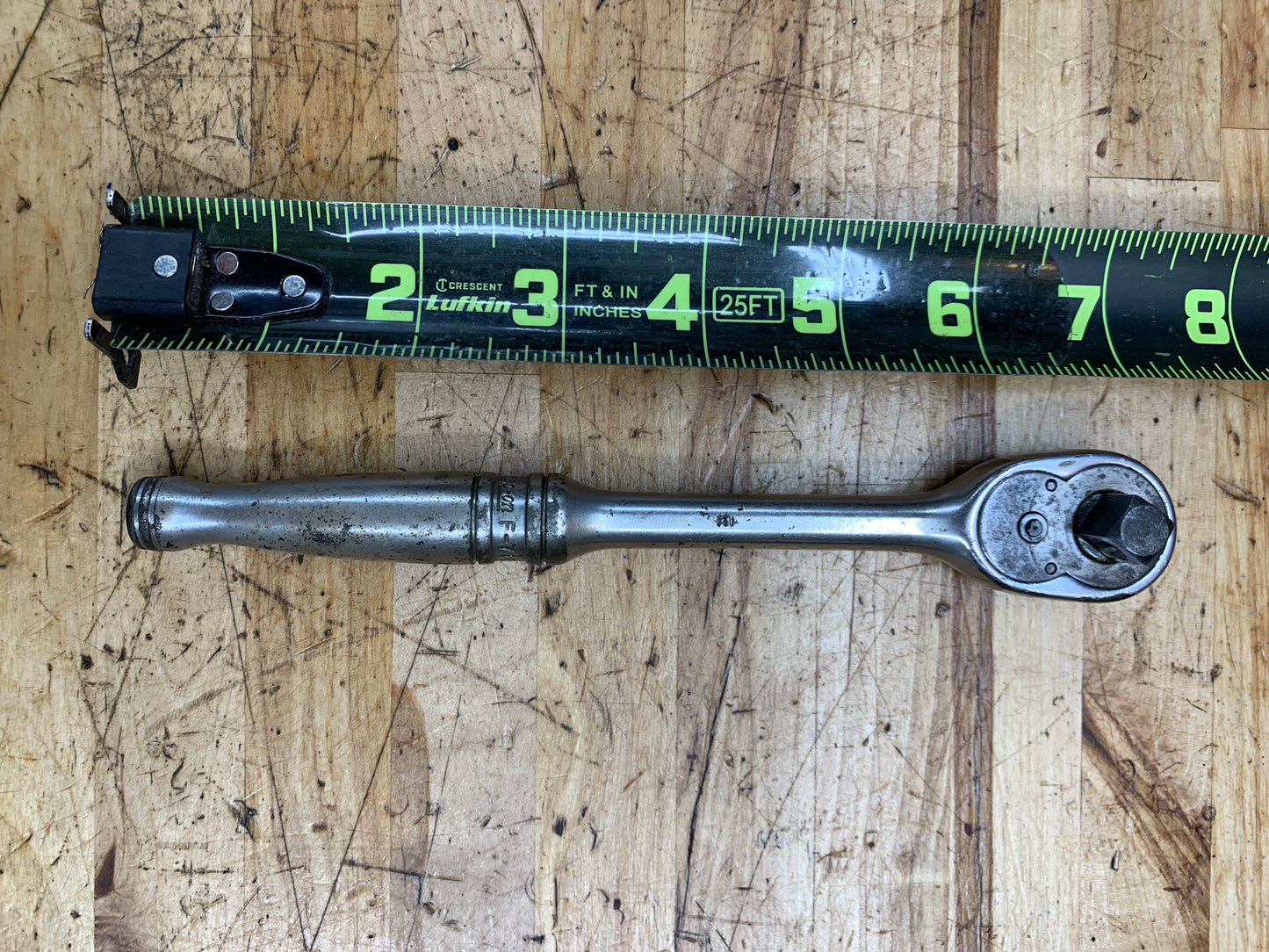 Snap On 3/8" Ratchet Vintage USA F-710B