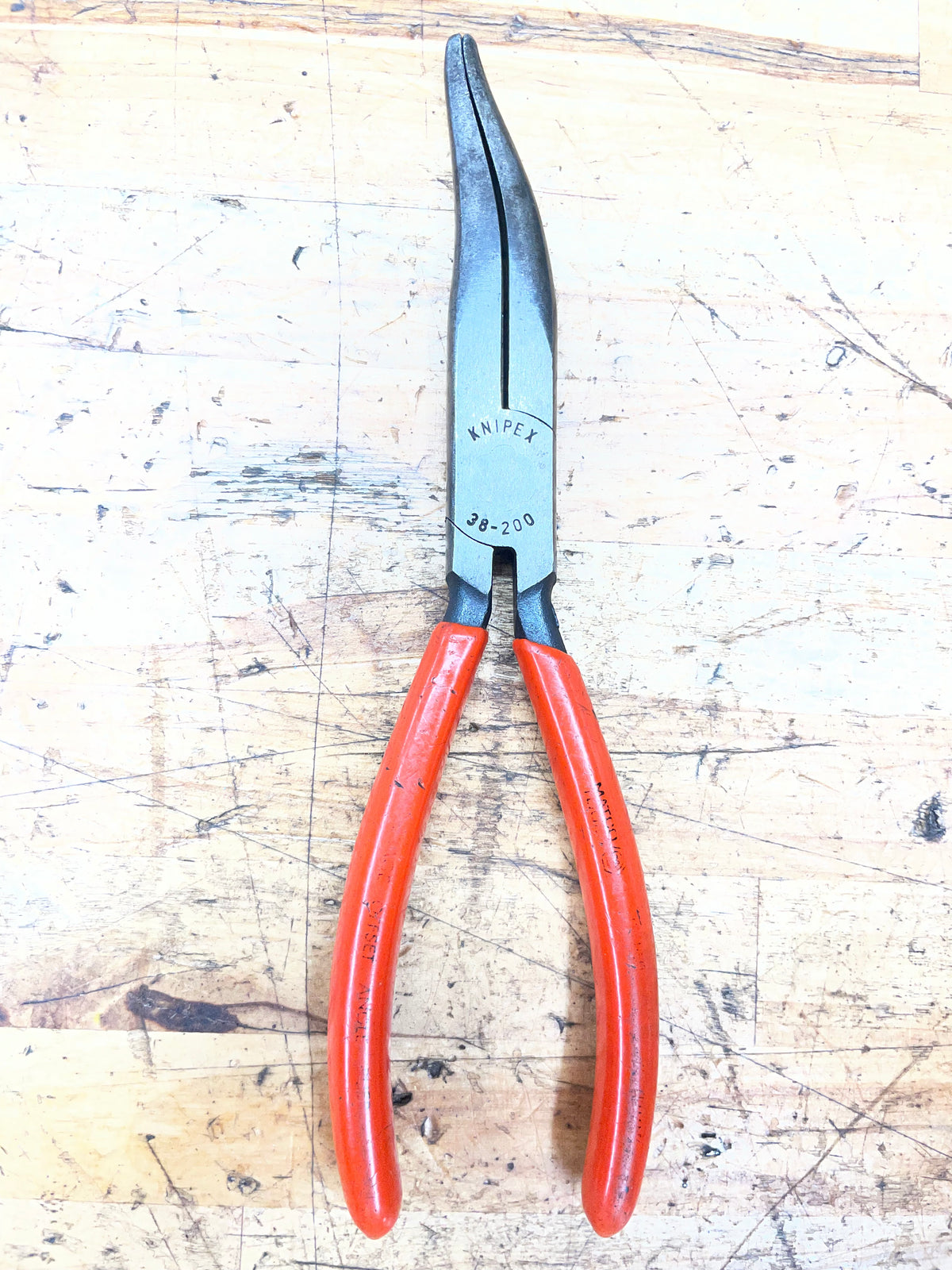 Knipex Bent Wave Needlenose Pliers 38-200 GERMANY