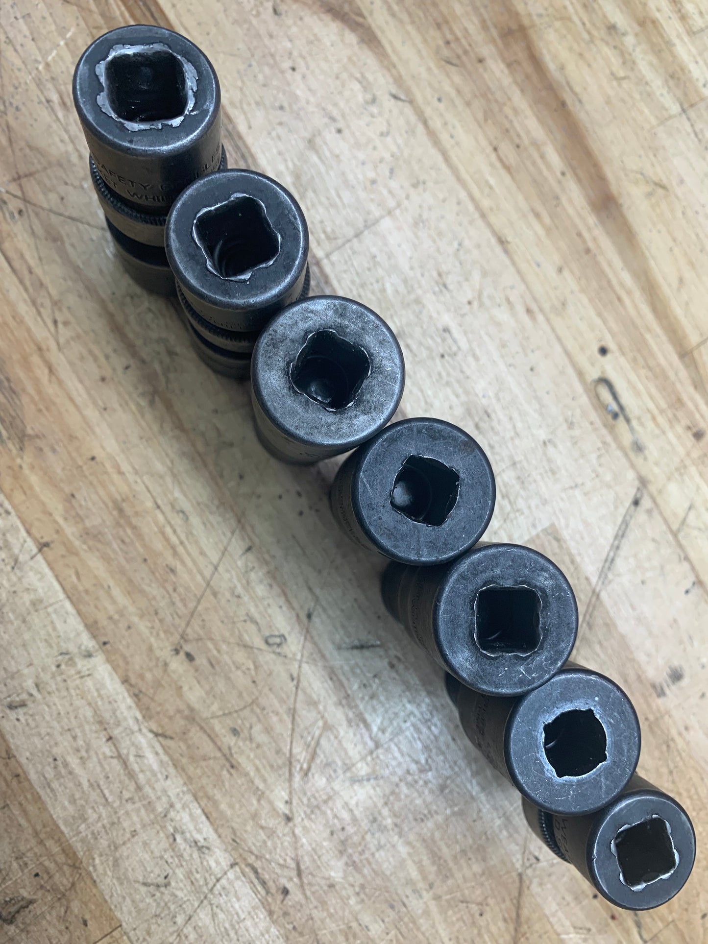 Snap On SAE Impact swivel universal impact socket set 207IPF