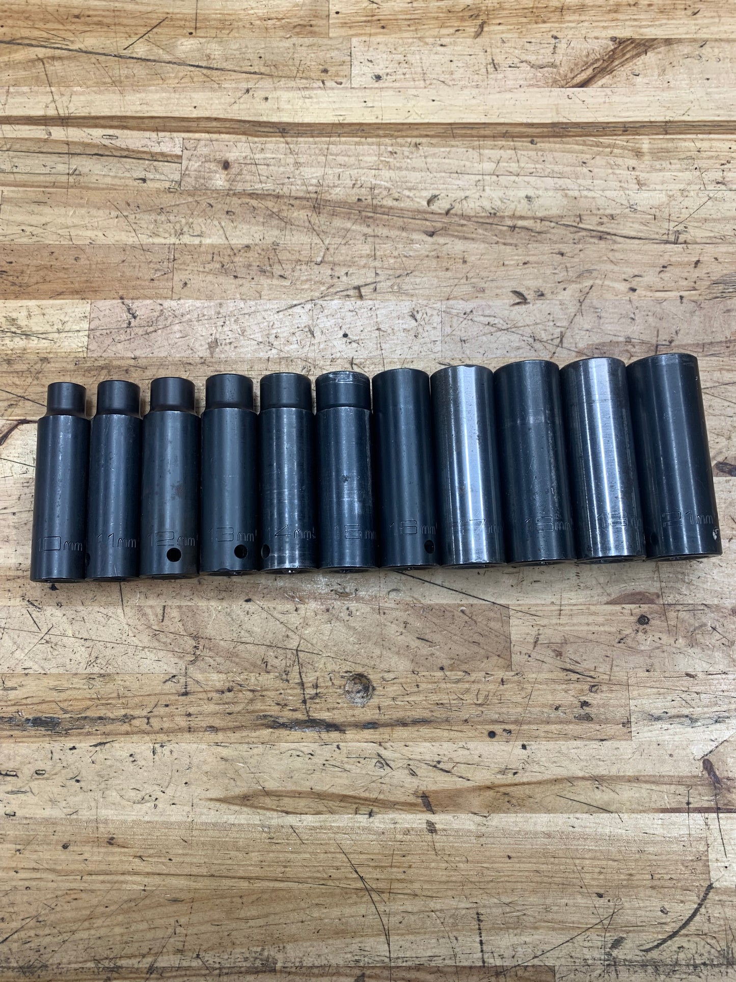 Matco 1/2” Metric Deep Impact Socket Set 11pc 10-21mm