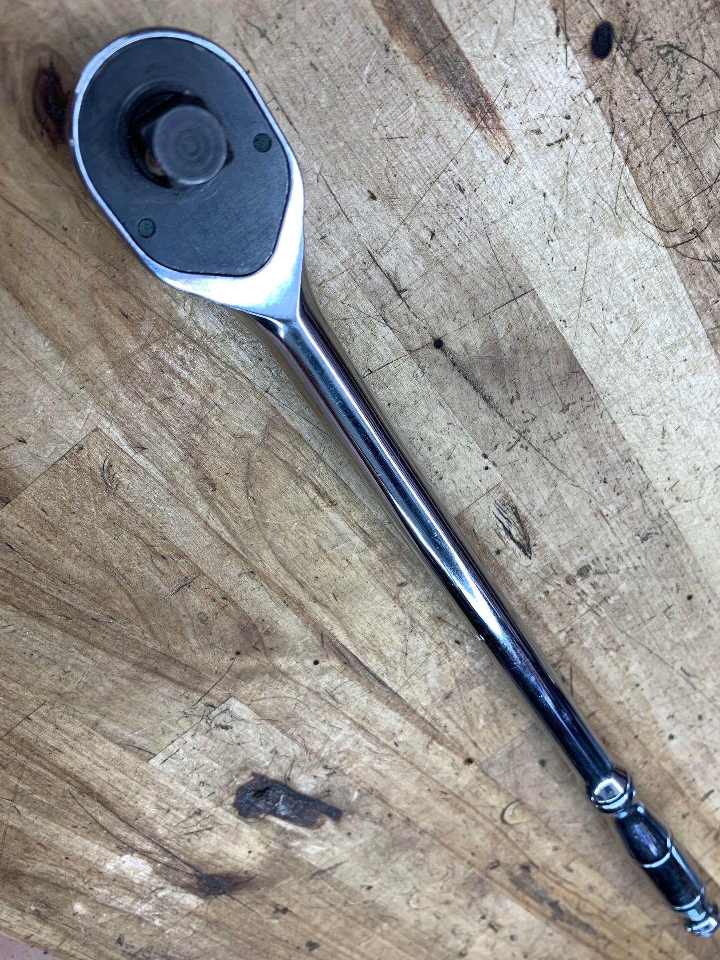 Mac Tools Long 3/8" Fine Tooth Ratchet LIKE NEW XR1390A USA