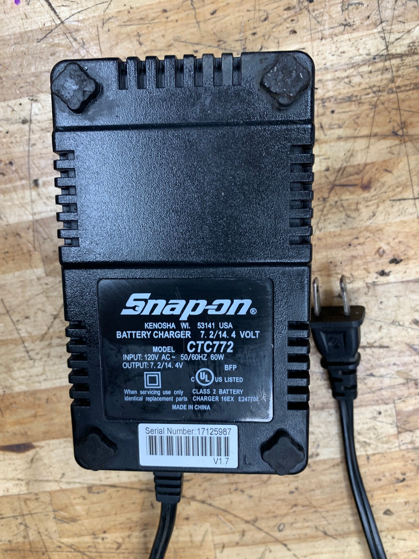 Snap On 14.4v Battery Charger CTC772