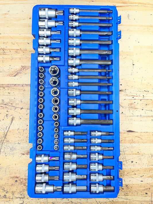 Cornwell Master Torx/E-Torx Socket and Bit Set 62pc COMPLETE CBSMTH62S