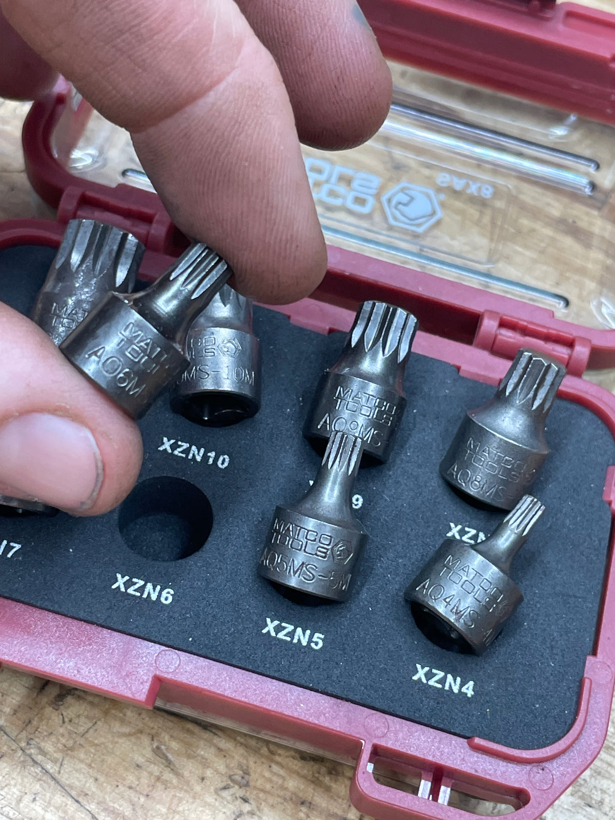 Matco Triple Square Hex Bit Case Set SAX8