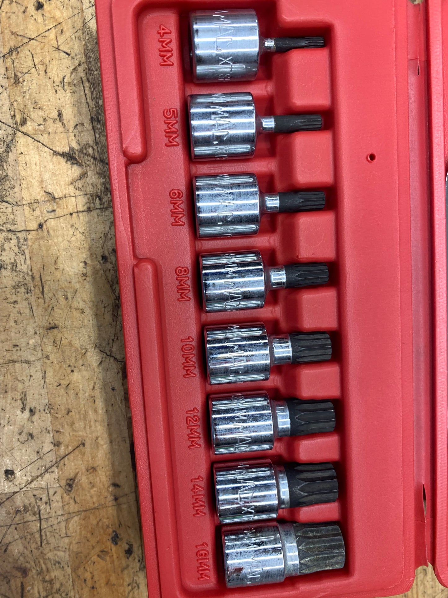 Mac Tools 12 Point Bit Socket Set 8pc SXMTS8B