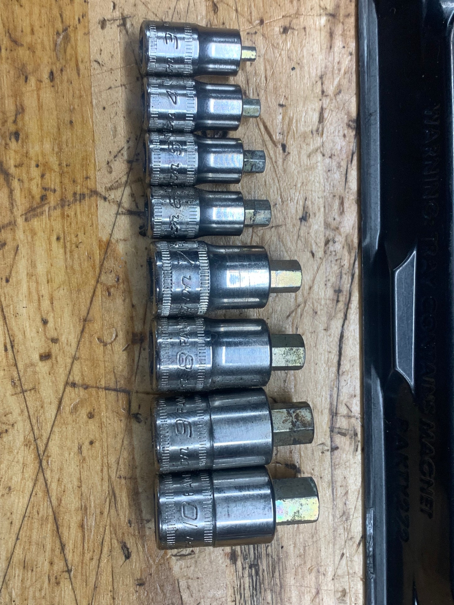 Snap On Metric Stubby Hex Allen Bit Socket Set USA 208EFTAMXSY