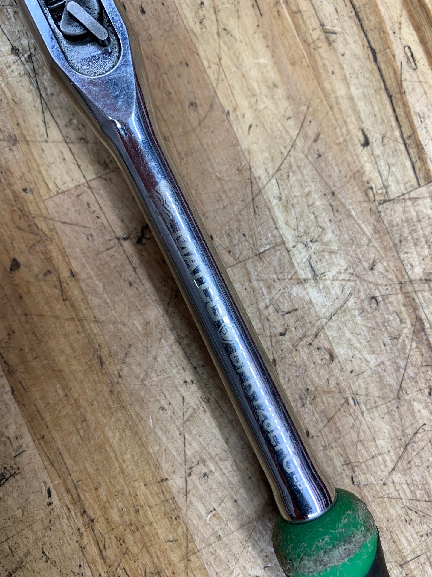 Matco 3/8" Locking Flex Head Ratchet 88 Fine Tooth Green BFR128LFG USA