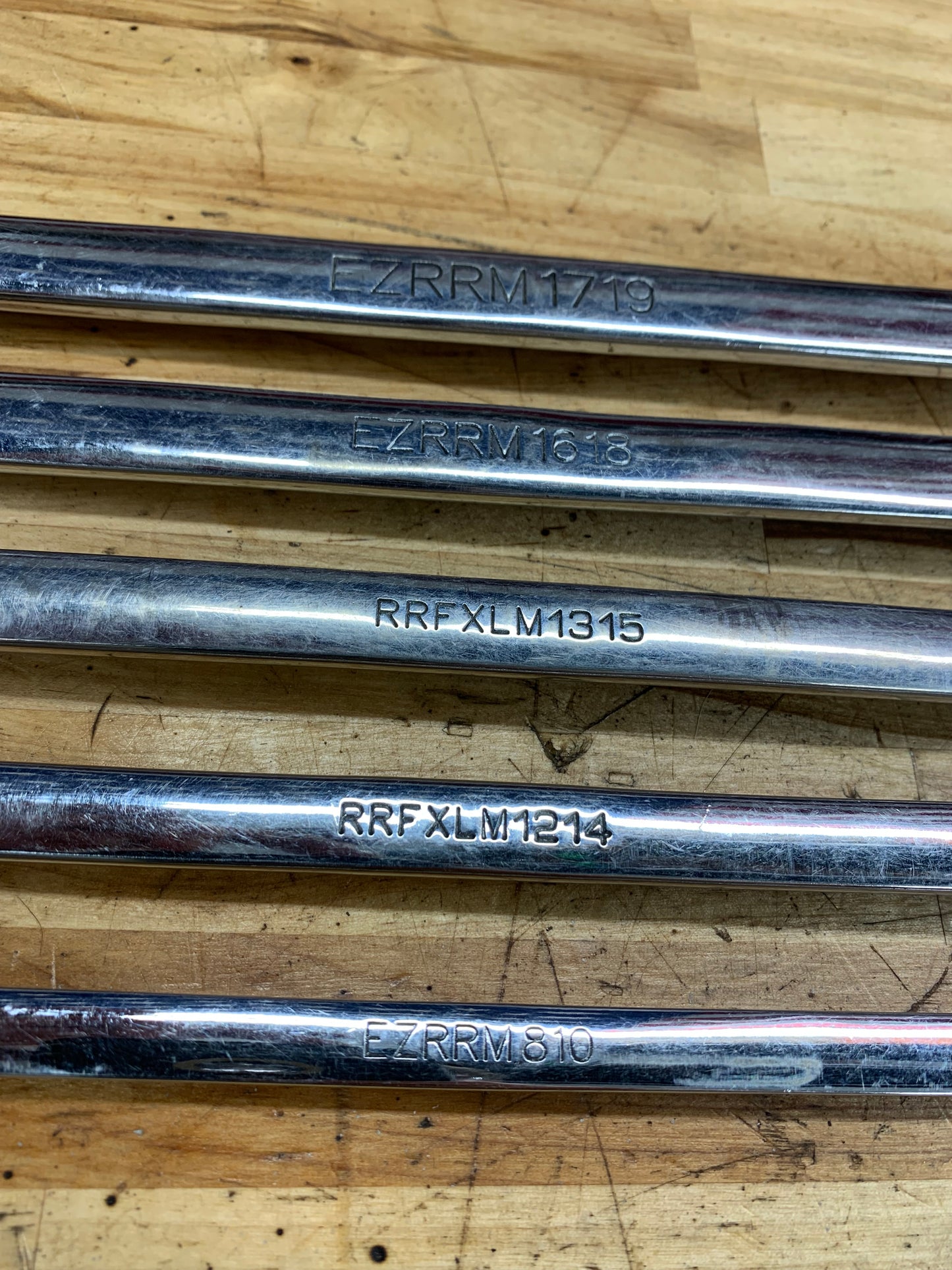 EZ Red / Matco Metric XL Flex Head Ratcheting Wrench Set 5pc 8-19mm