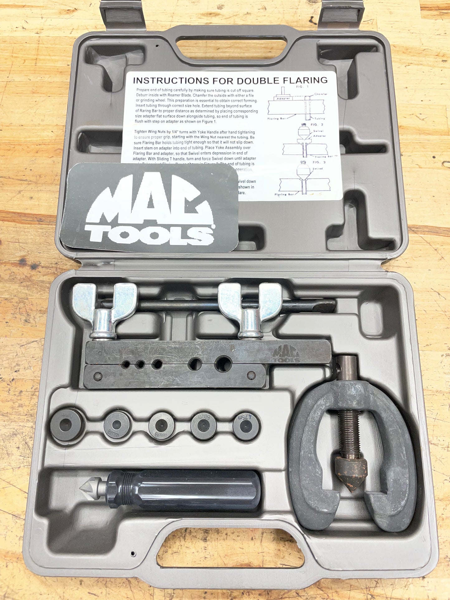 Mac Tools Metric Brake Double Flaring Tool Set LIKE NEW FT159B