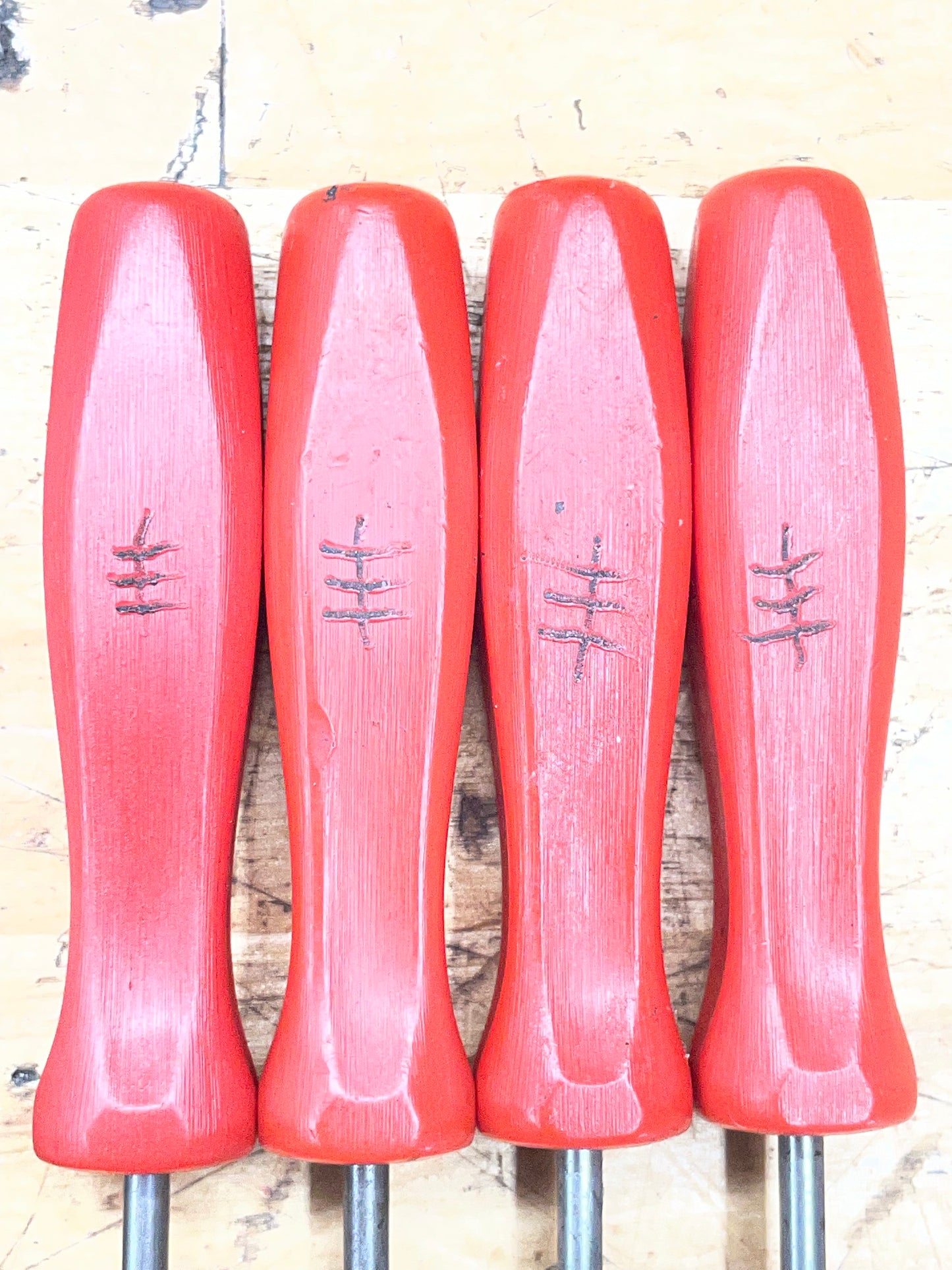 Snap On 4pc Mini Pick Red Hard Handle Pouch Set USA ASA204A