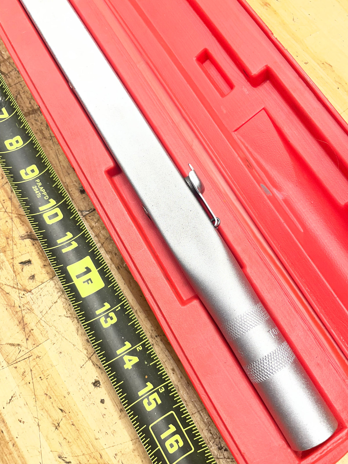Snap On 1/2” Torque Wrench 20-100 ft lb. Click Style USA TQR100A