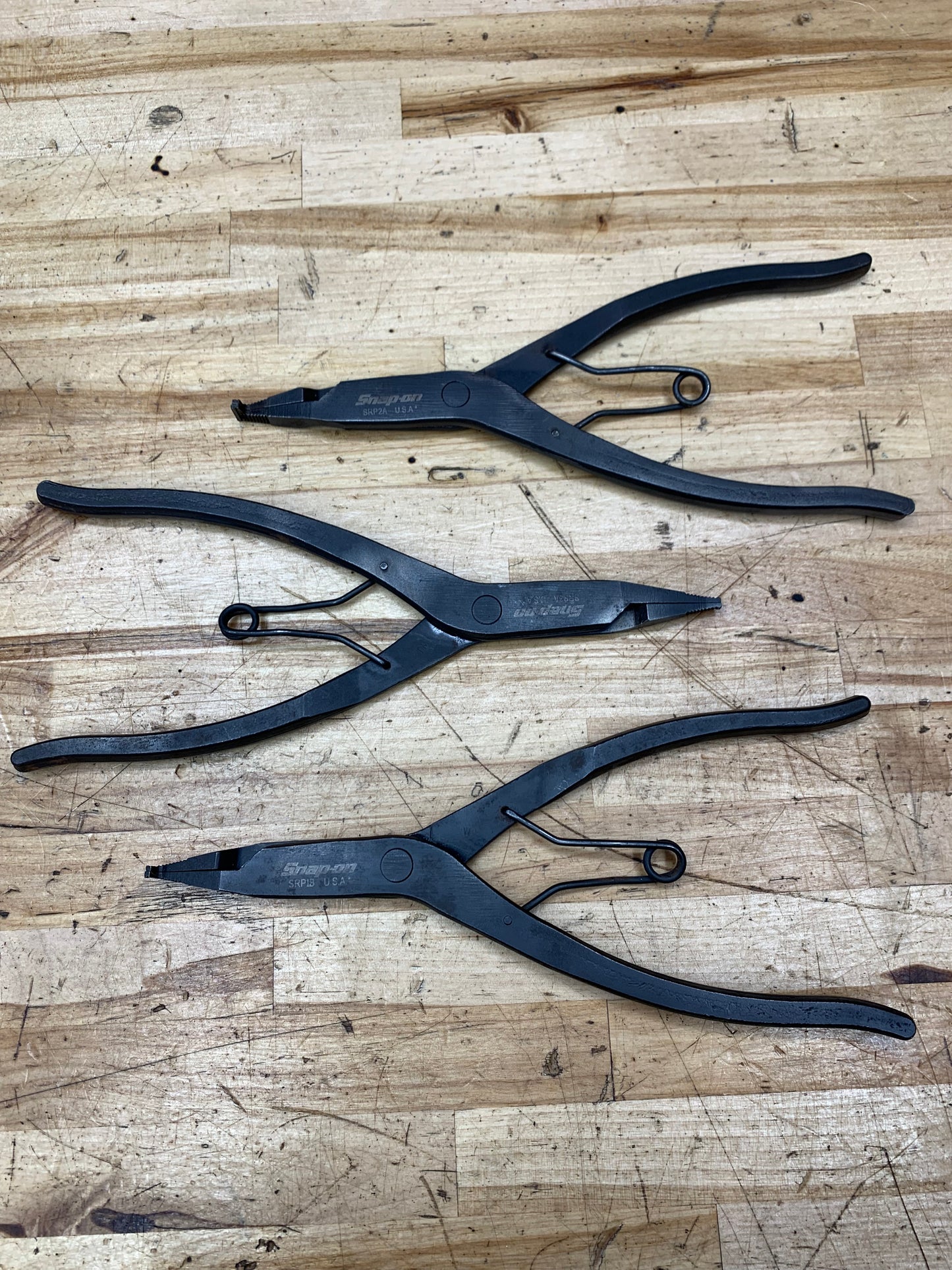 Snap On Snap Ring Transmission Pliers 3pc. set USA   SRP2A