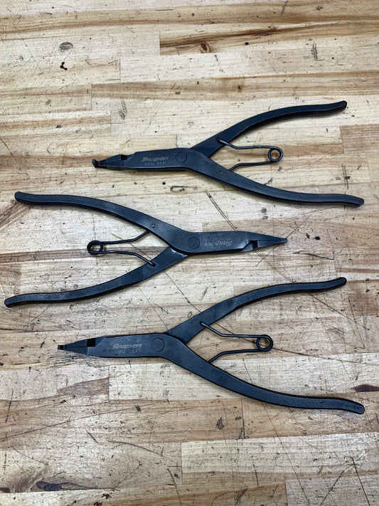 Snap On Snap Ring Transmission Pliers 3pc. set USA   SRP2A