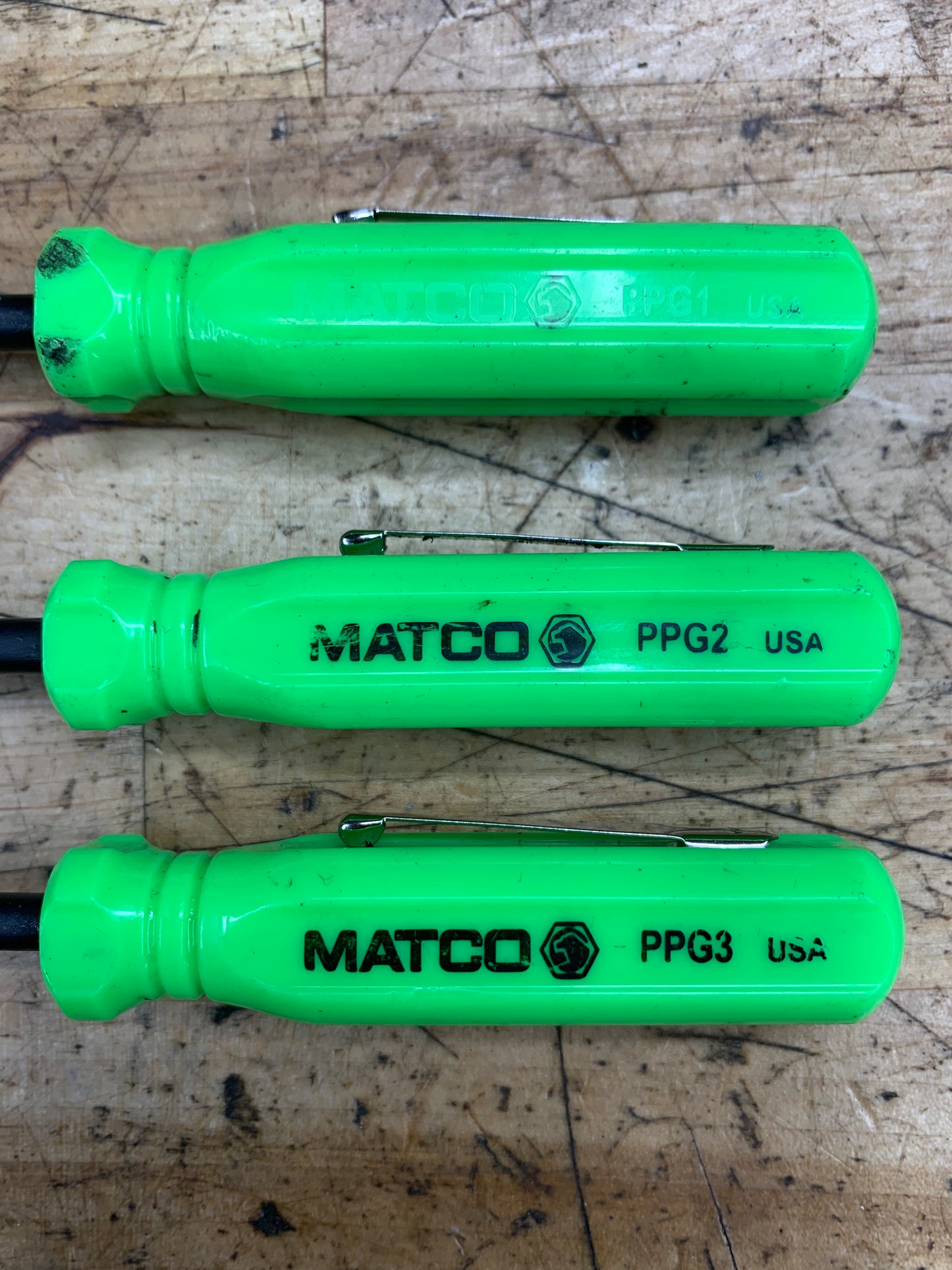 Matco Green Mini Pocket Prybar Set PPG3K
