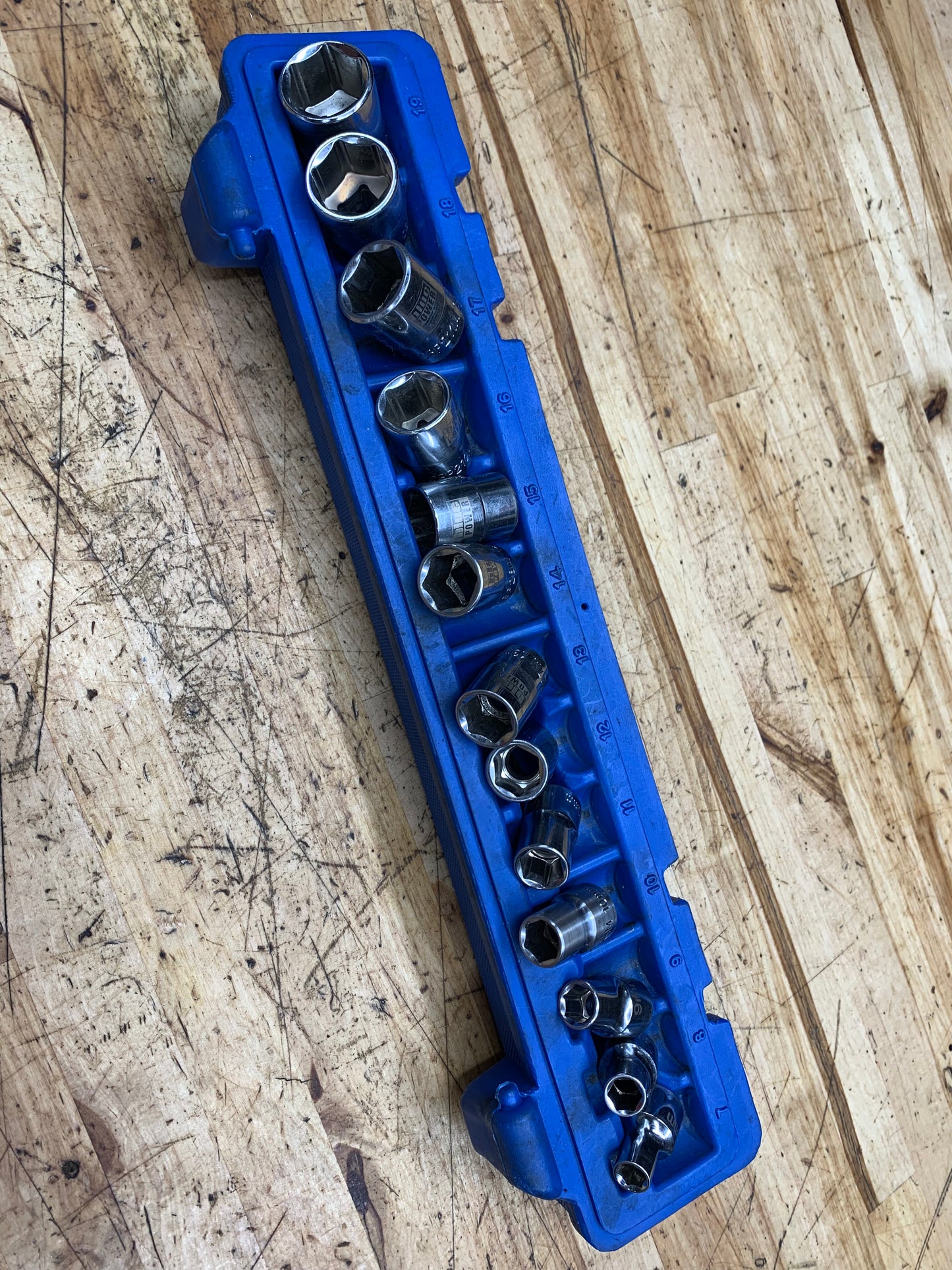 Blue Power by Cornwel 3/8” Metric Shallow Socket Set CBP2M