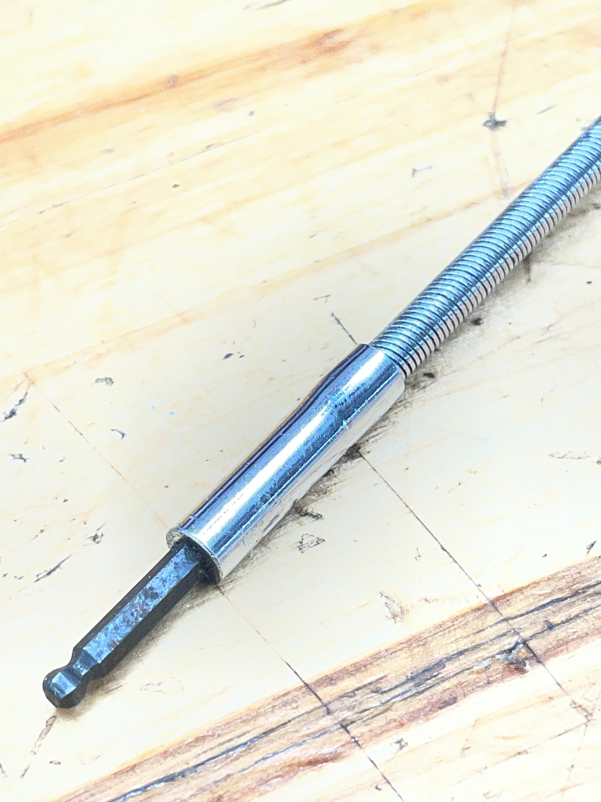 Snap On Flexible Shank Carburetor Adjusting Ball End Hex Driver USA MD18A