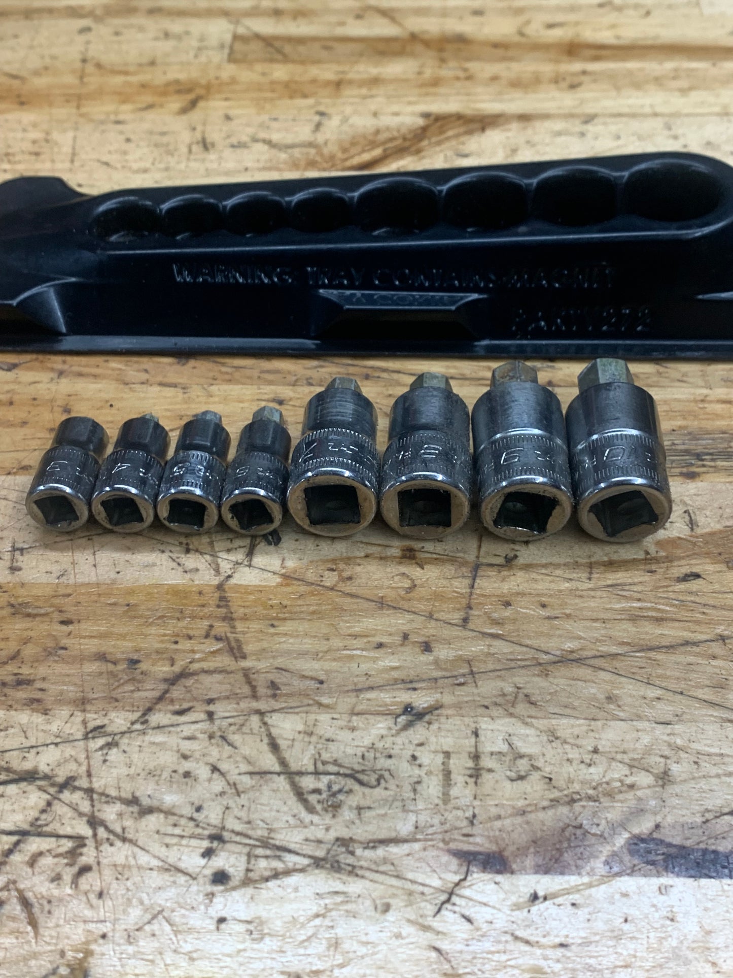 Snap On Metric Stubby Hex Allen Bit Socket Set USA 208EFTAMXSY