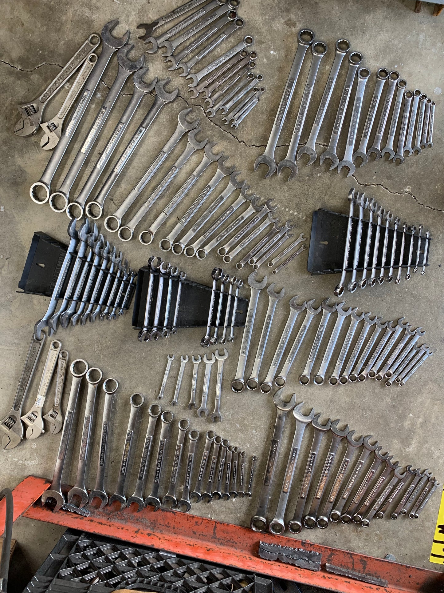 100% USA Craftsman Massive Tool Lot 13 COMPLETE WRENCH SETS SAE & Metric 196Pc