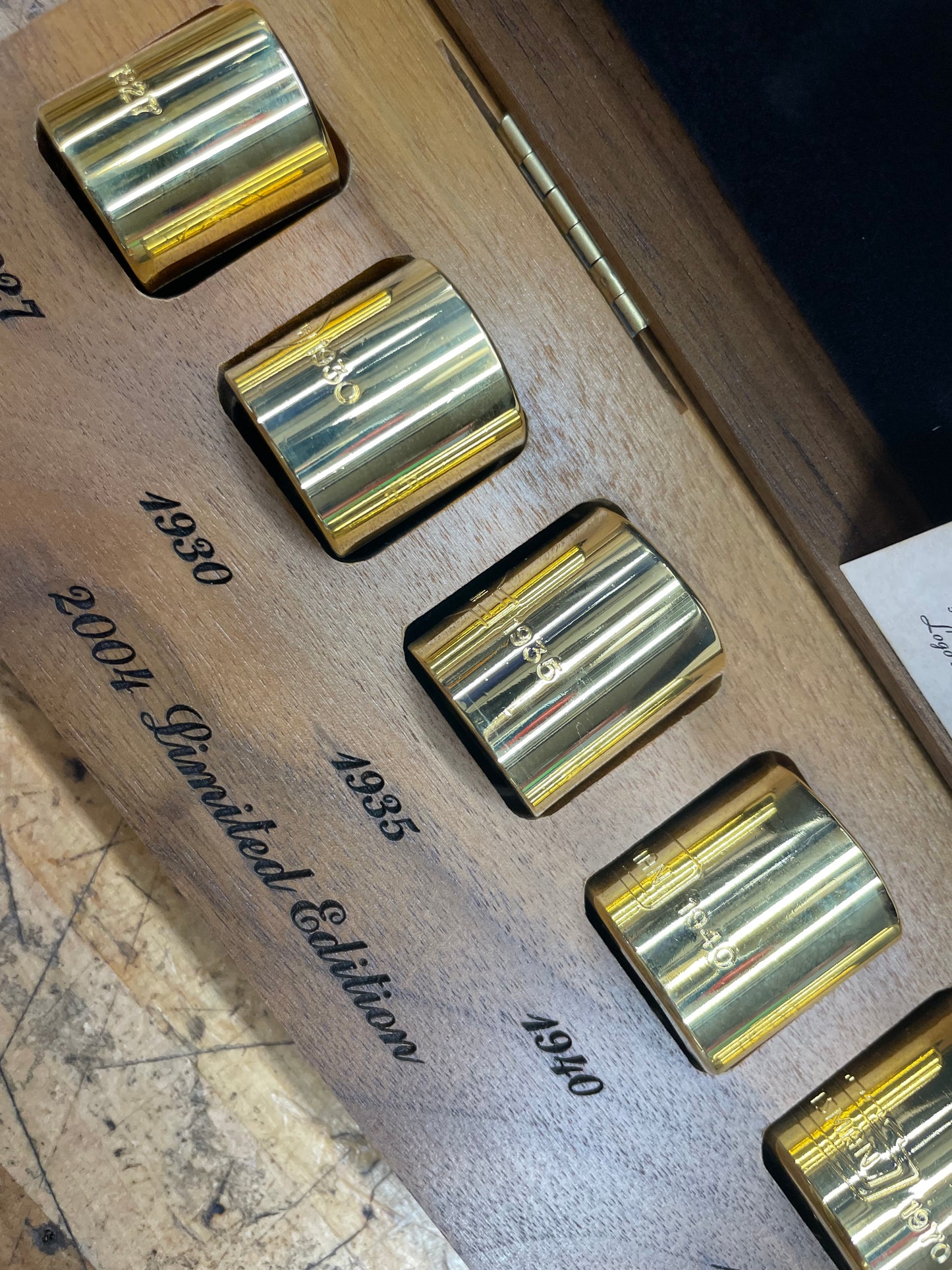 Craftsman Tools 2004 Limited Edition 22k Gold Plated SAE Socket Set USA