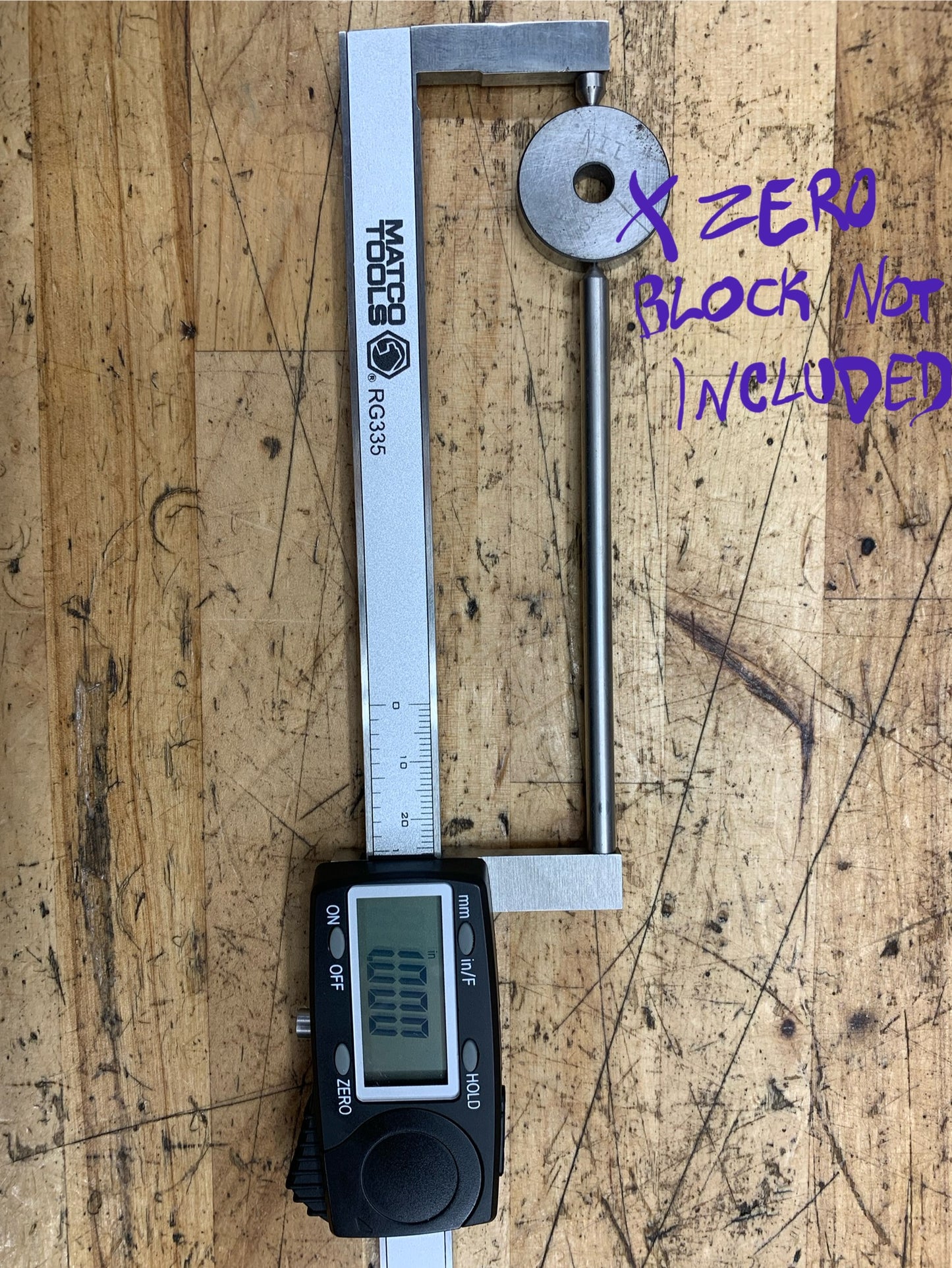 Matco Wheels On Rotor Thickness Gage RG335