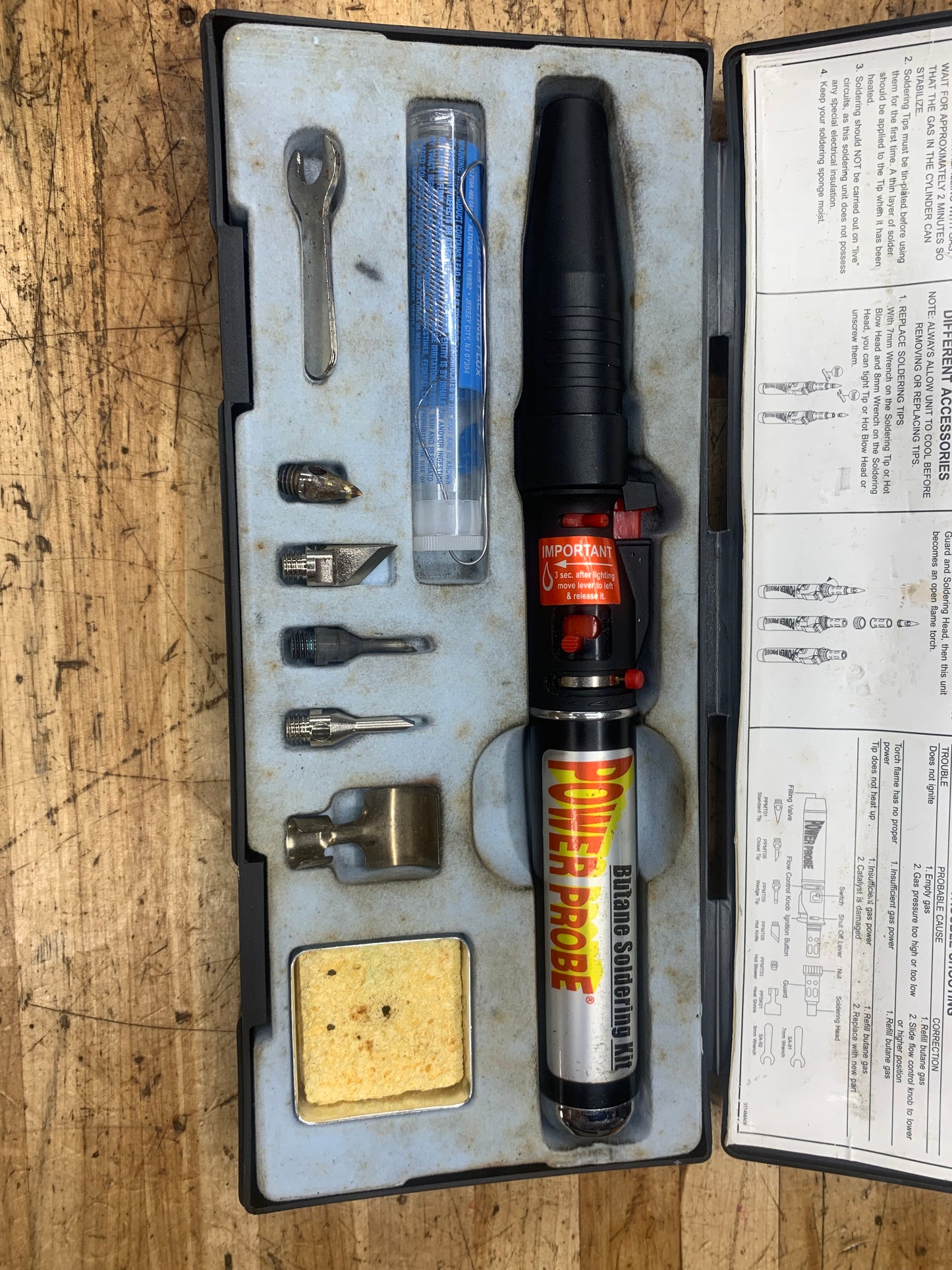 Power Probe Butane Soldering Iron Kit PP5K