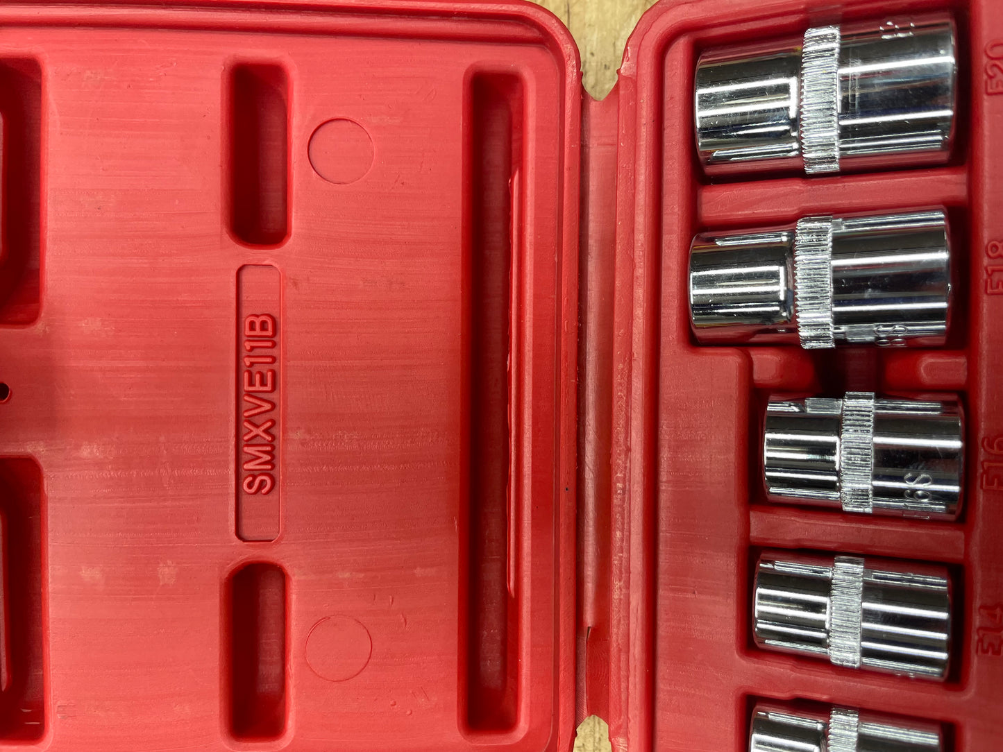Mac Tools E-Torx Socket Set LIKE NEW 11pc SMXVE11B