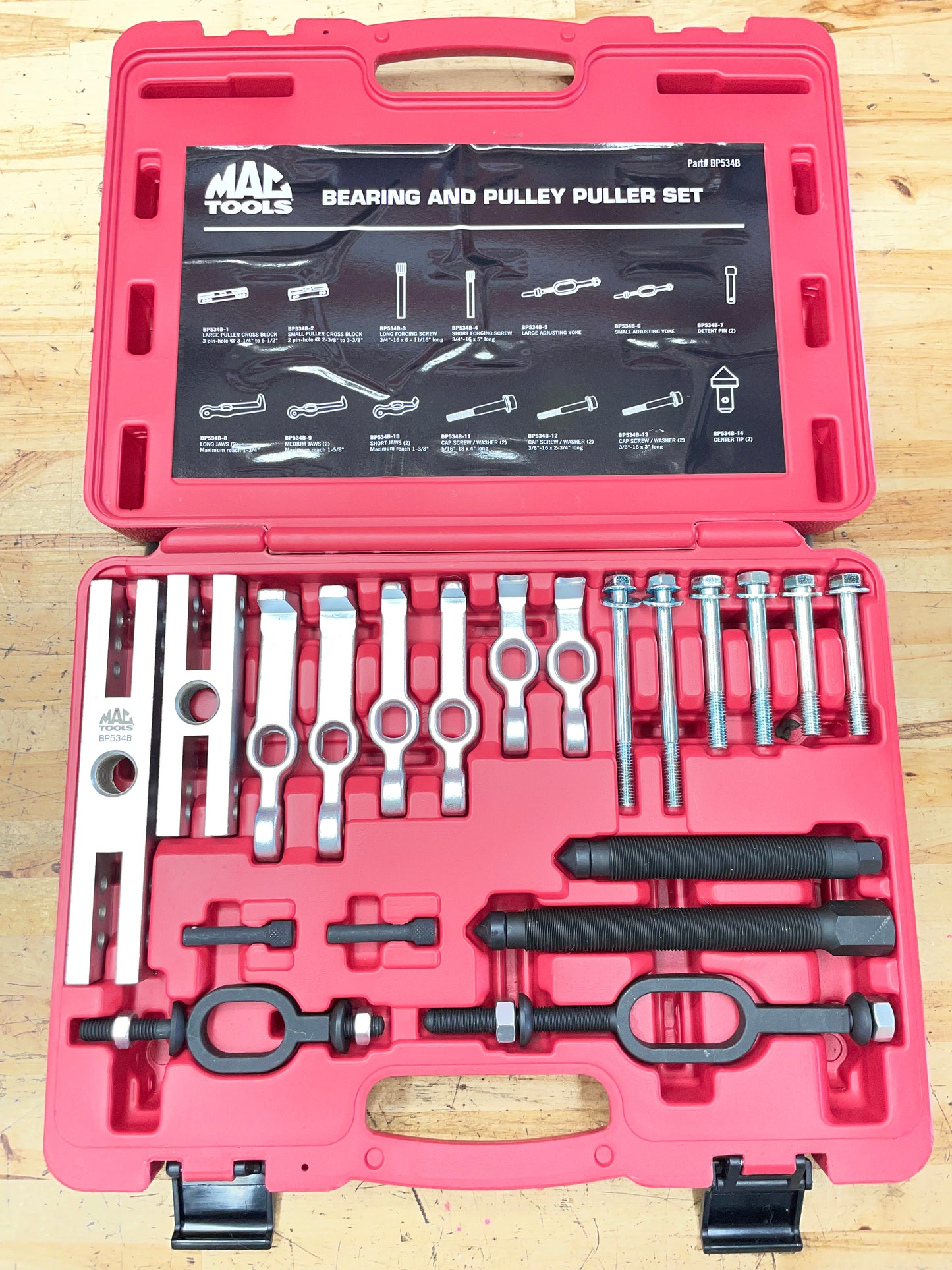 Mac Bearing Pulley Puller Set BRAND NEW BP534B