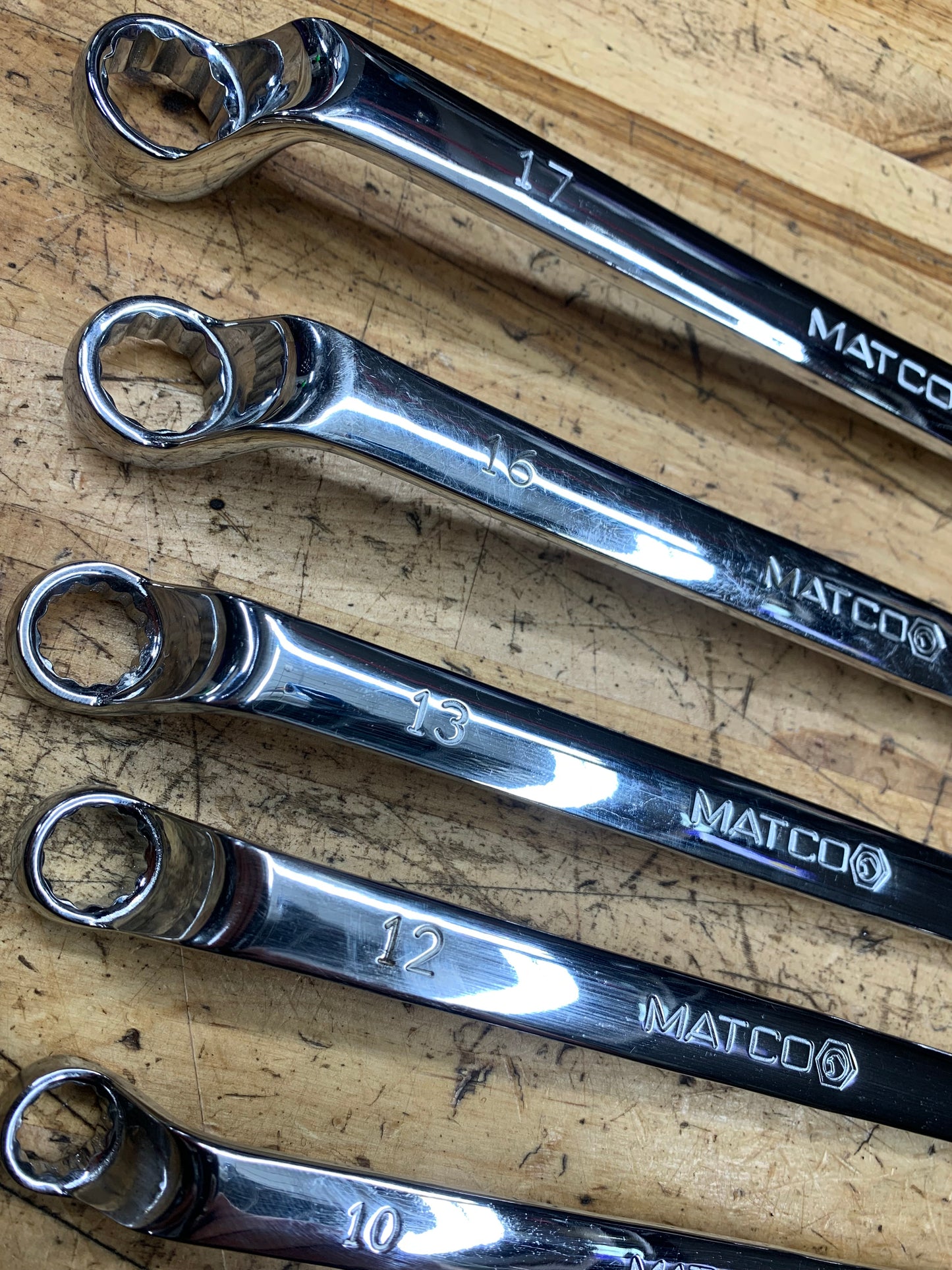 Matco Offset Box Wrench Set Metric 5pc SRBDLM5T