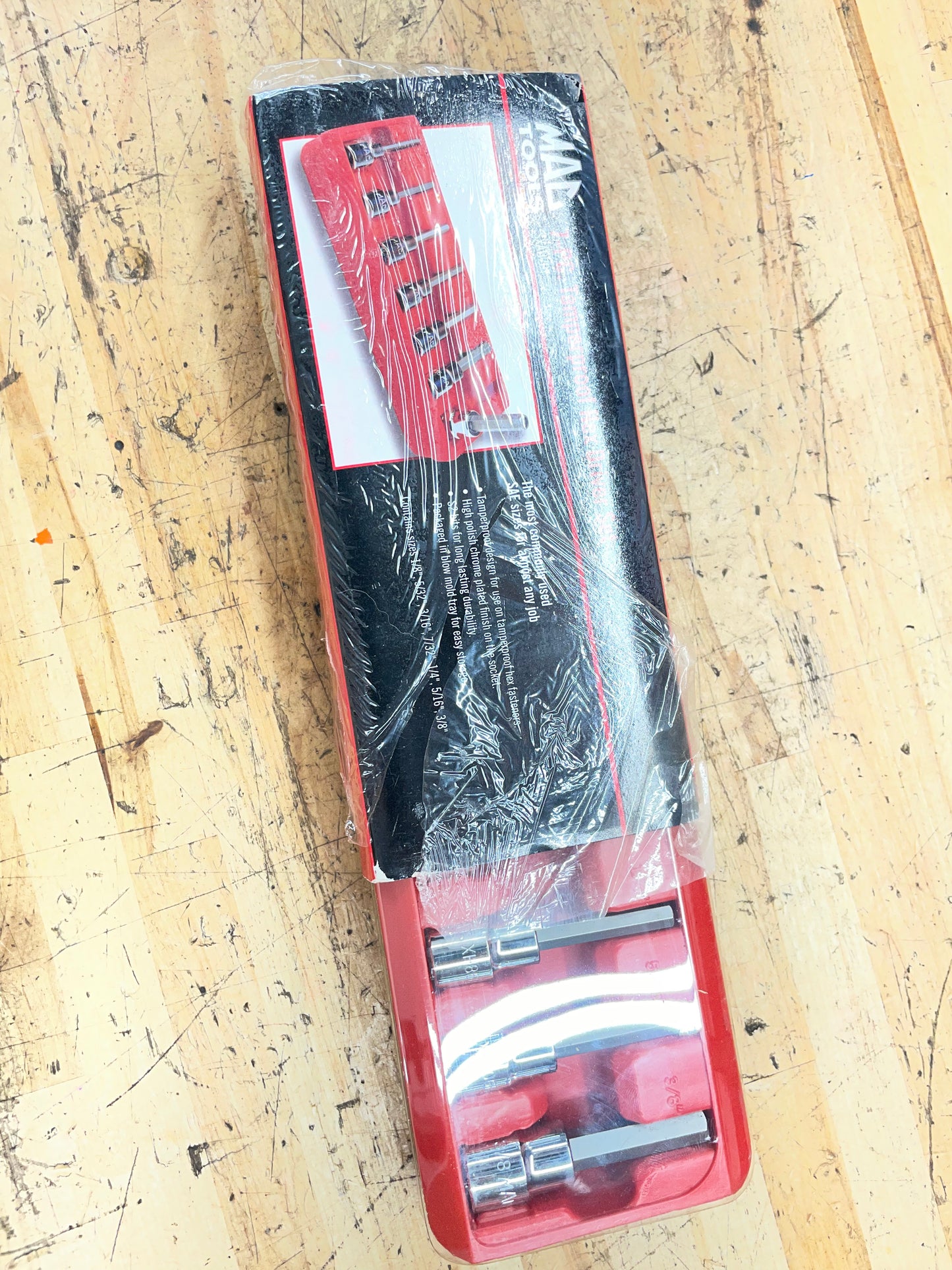 Mac Tools SAE Tamperproof Hex Bit Socket Set  SXAH7PT