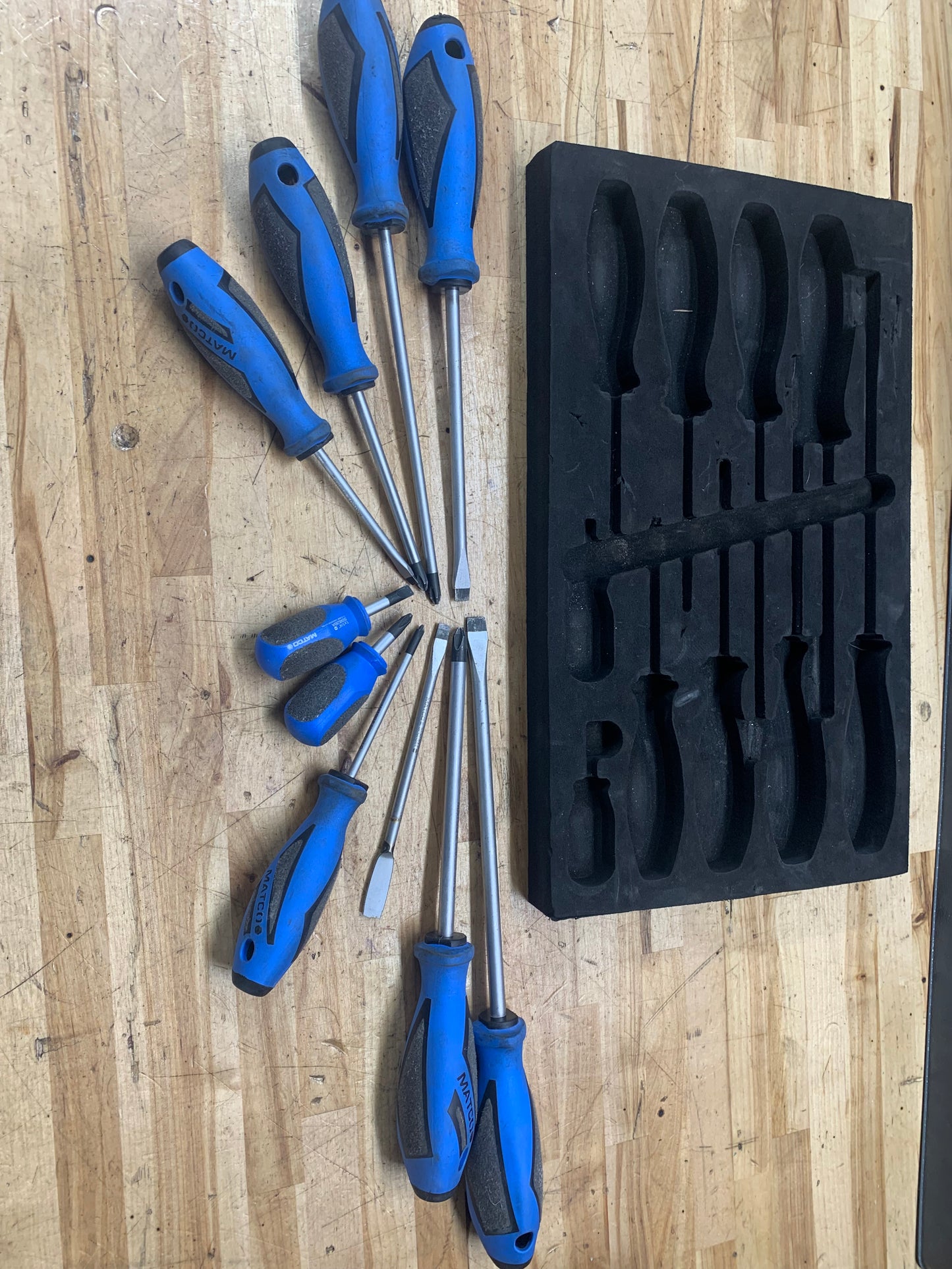 Matco 10pc screwdriver set READ SSPCB10C